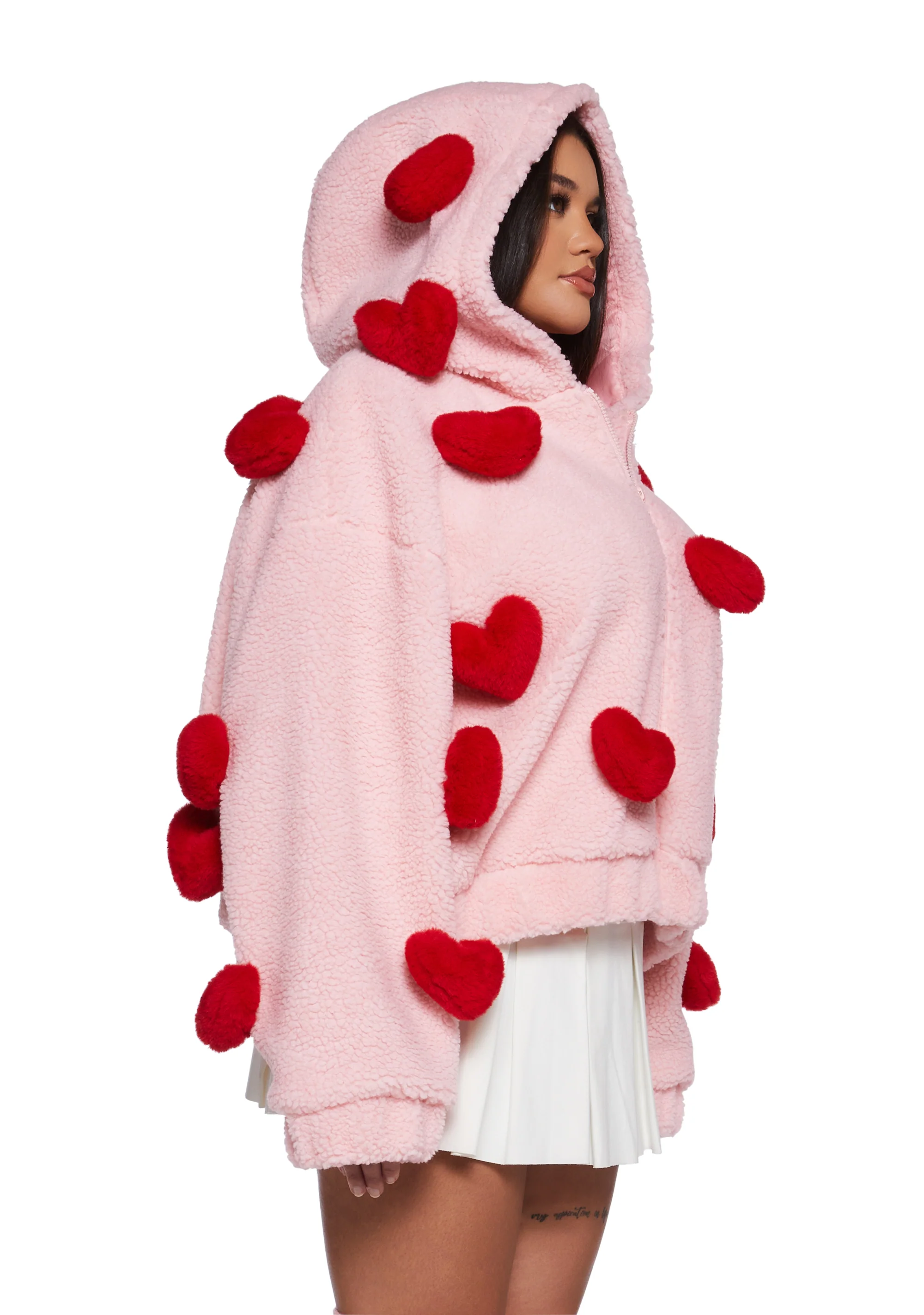 Snuggle Wonderland Cropped Sherpa Jacket - Image 12