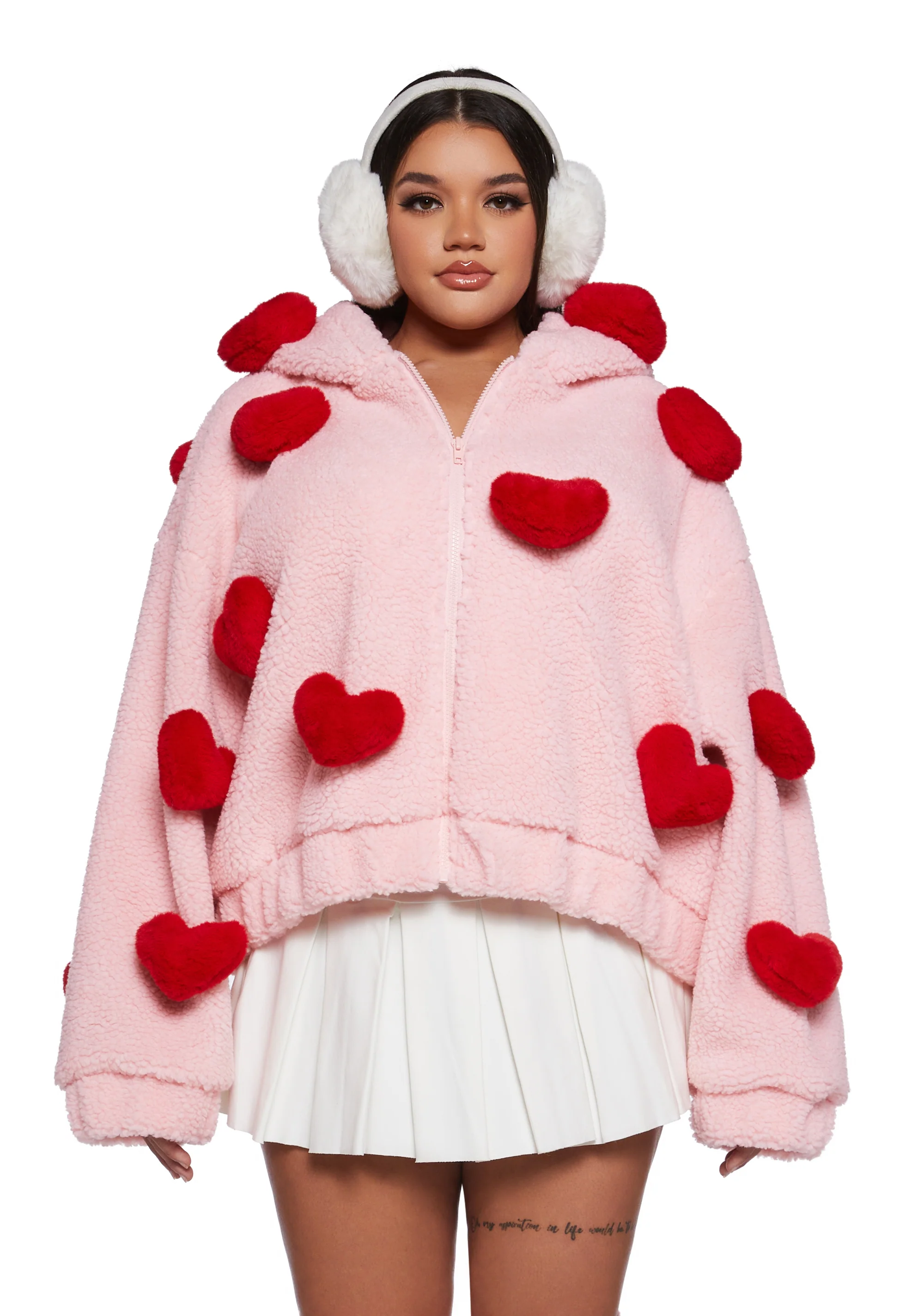 Snuggle Wonderland Cropped Sherpa Jacket - Image 9