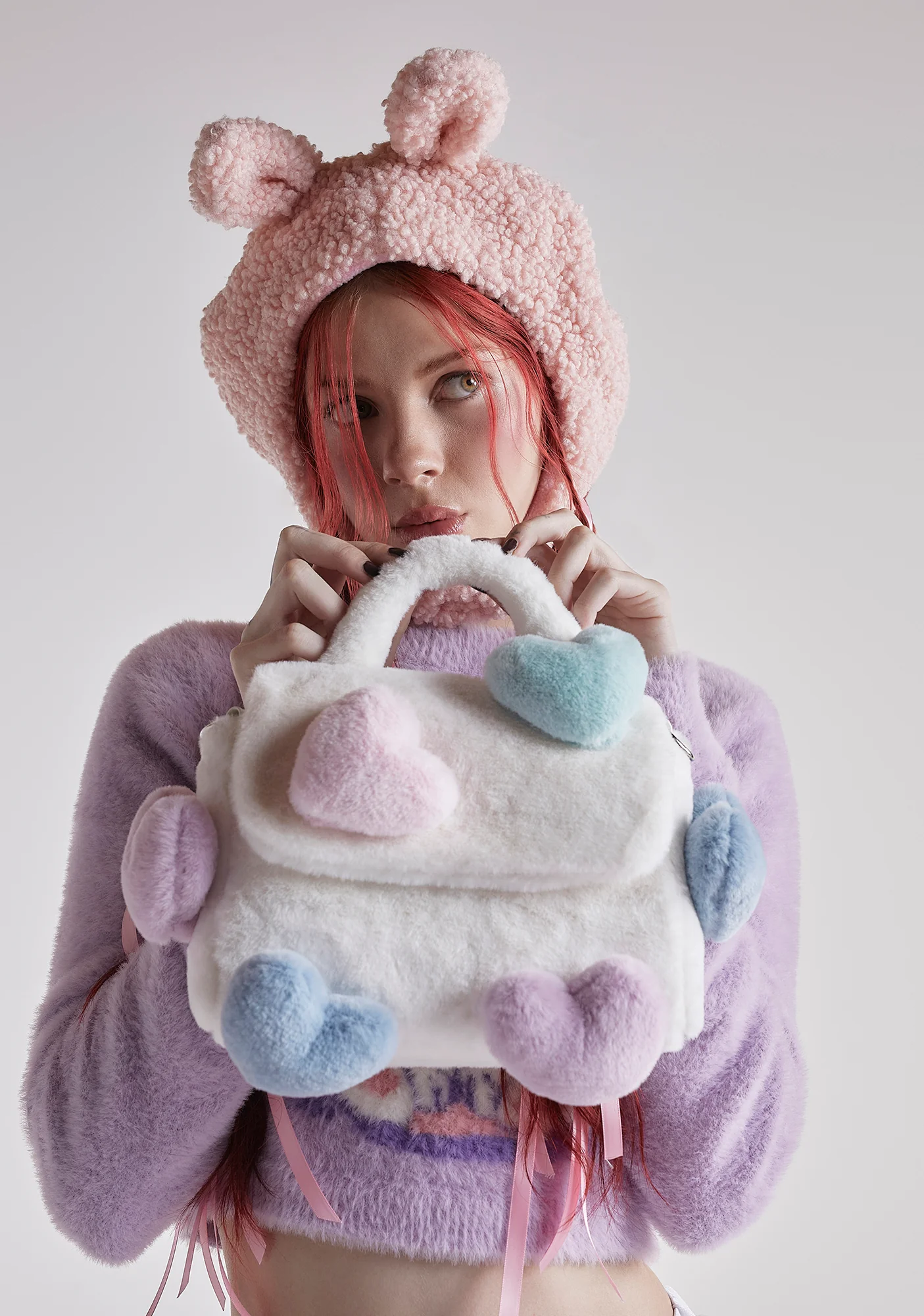 Snuggle Wonderland Faux Fur Handbag - Image 3
