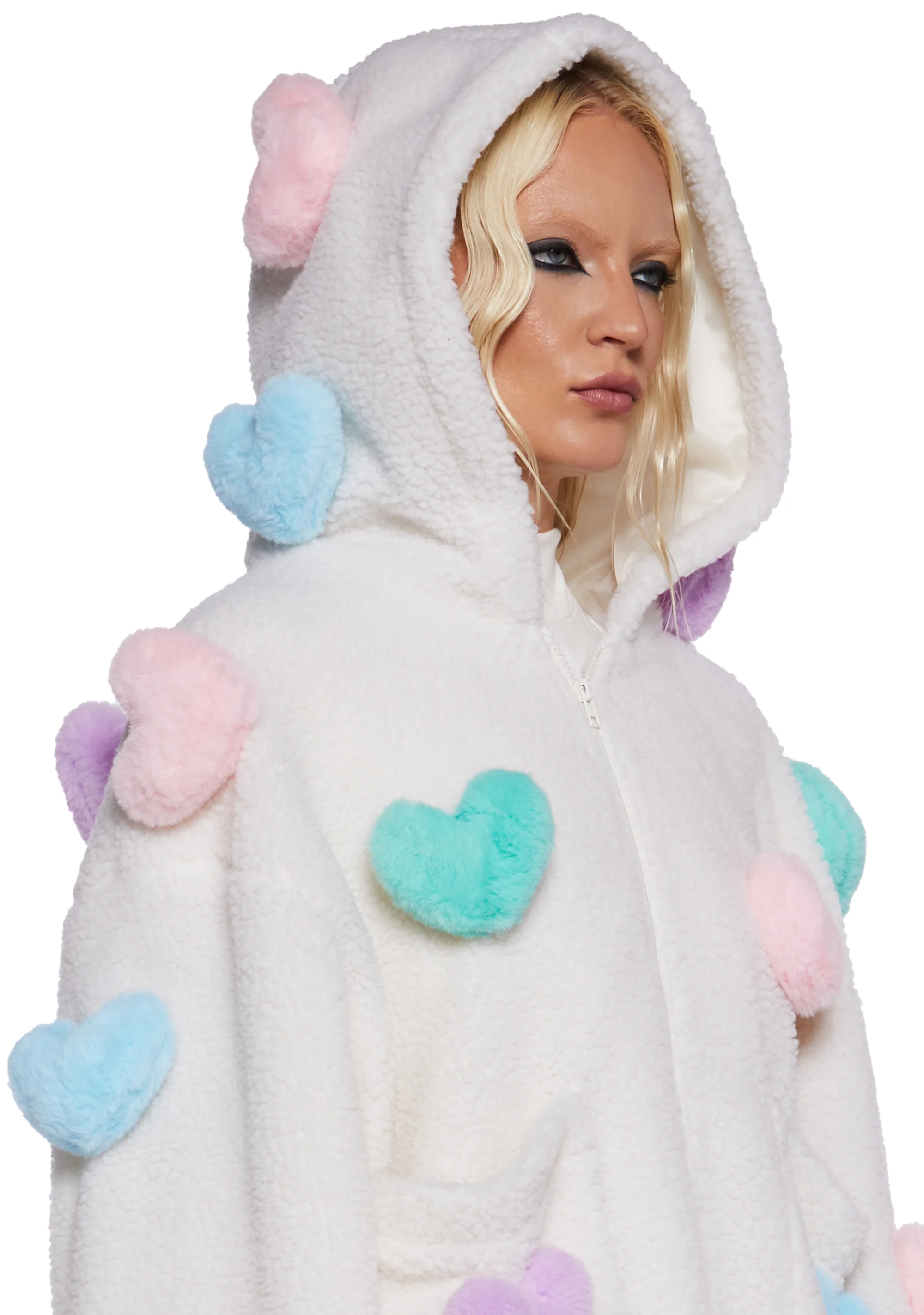 Snuggle Wonderland Hooded Sherpa Jacket - Image 6
