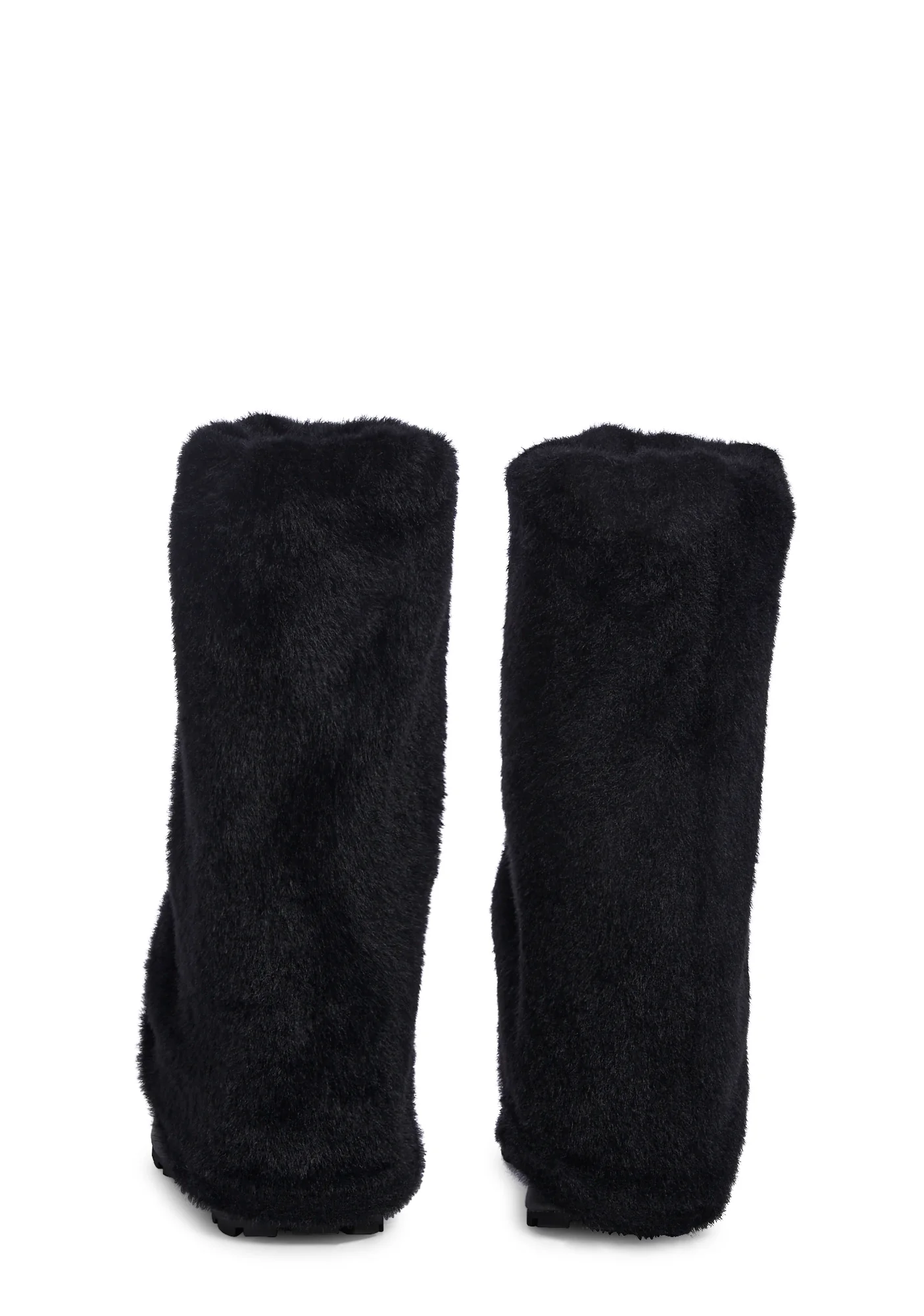 Snuggle Wonderland Platform Boots - Black - Image 4