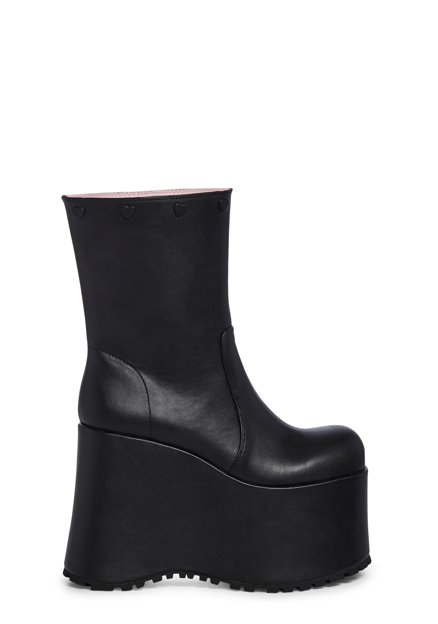 Snuggle Wonderland Platform Boots - Black - Image 5