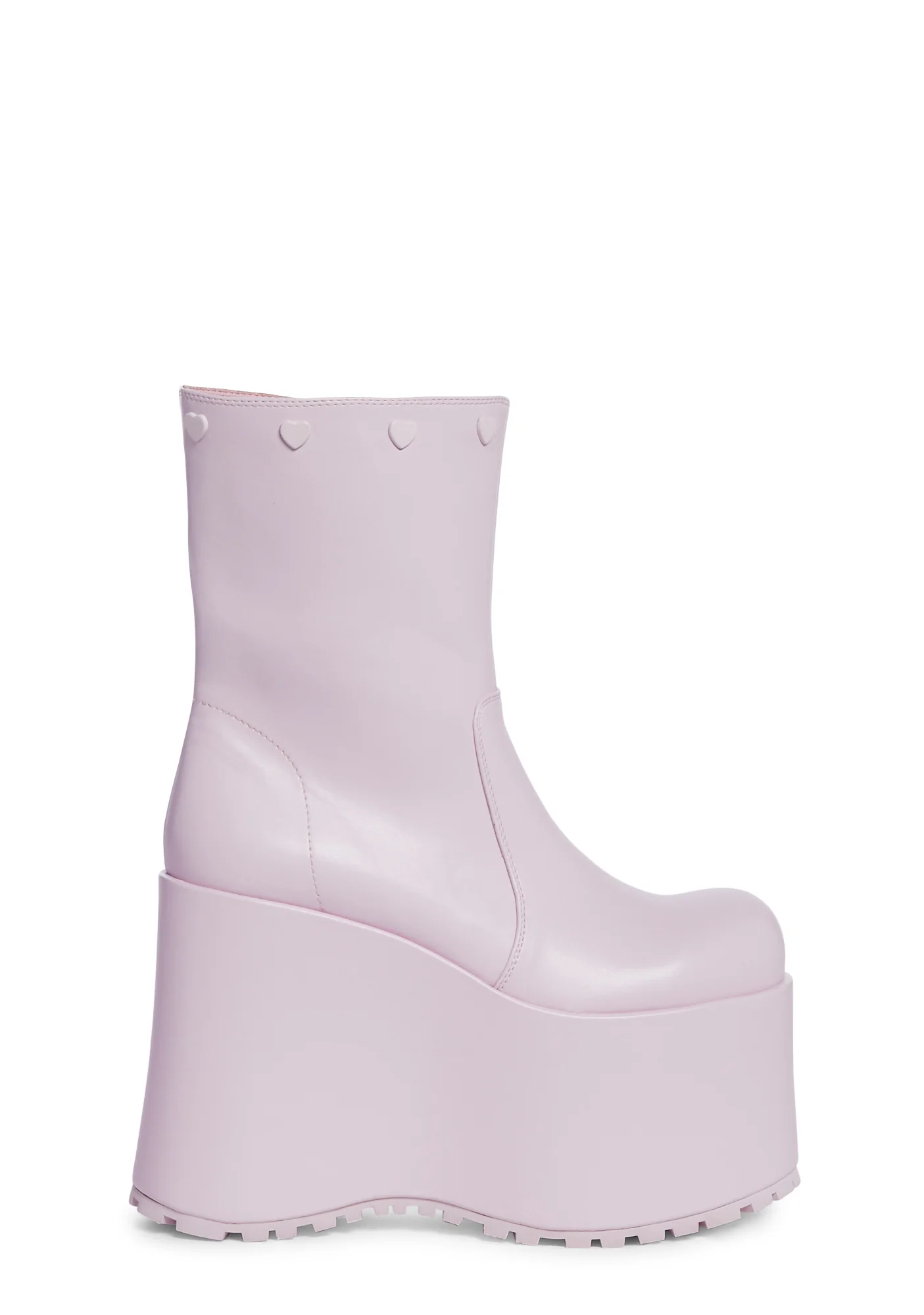 Snuggle Wonderland Platform Boots - Light Pink - Image 5