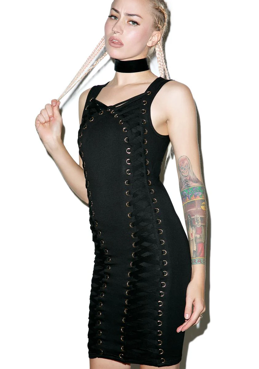 So Petty Bodycon Dress - Image 4
