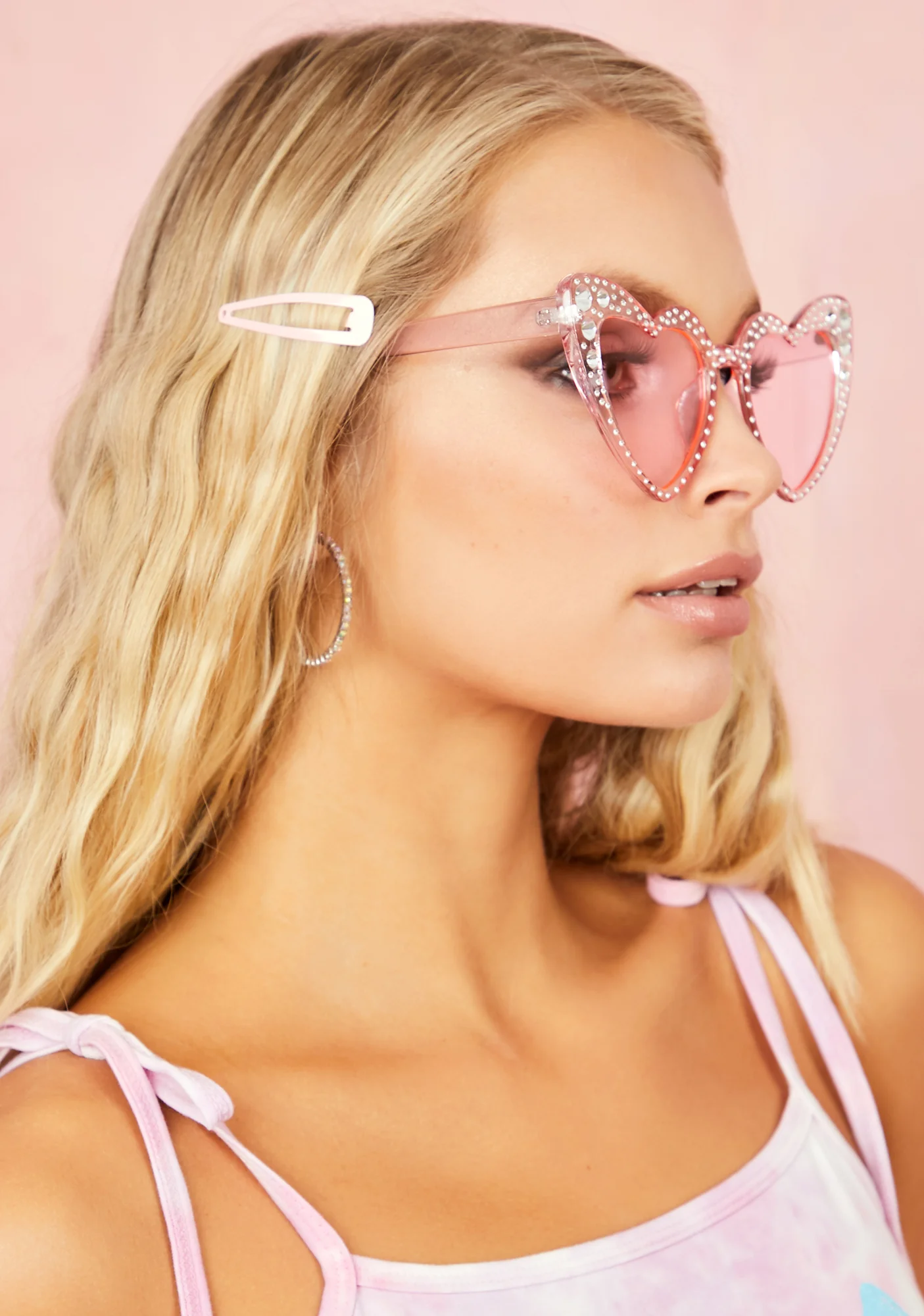 SoCal Romance Rhinestone Sunglasses - Image 4