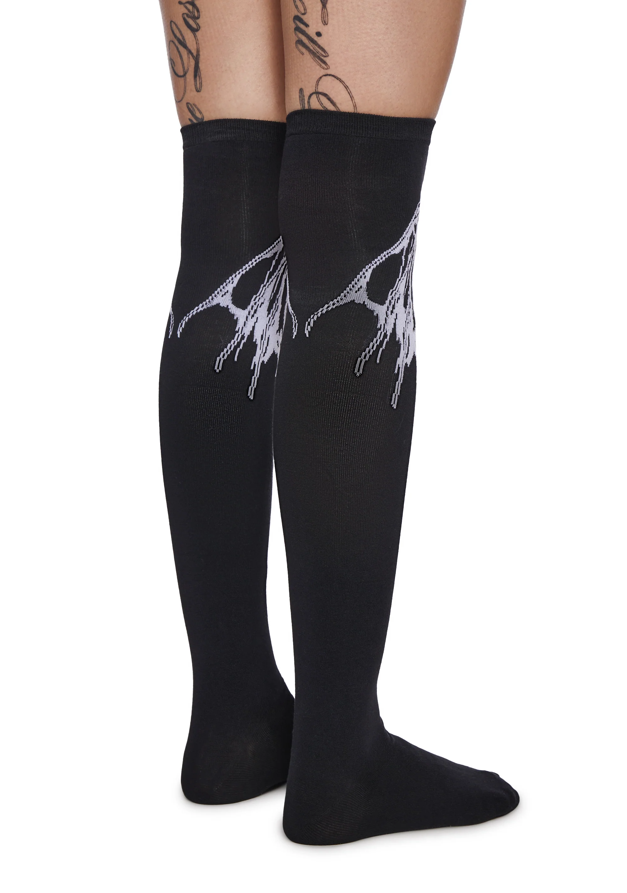 Gothic Reverie Knee High Socks - Image 3