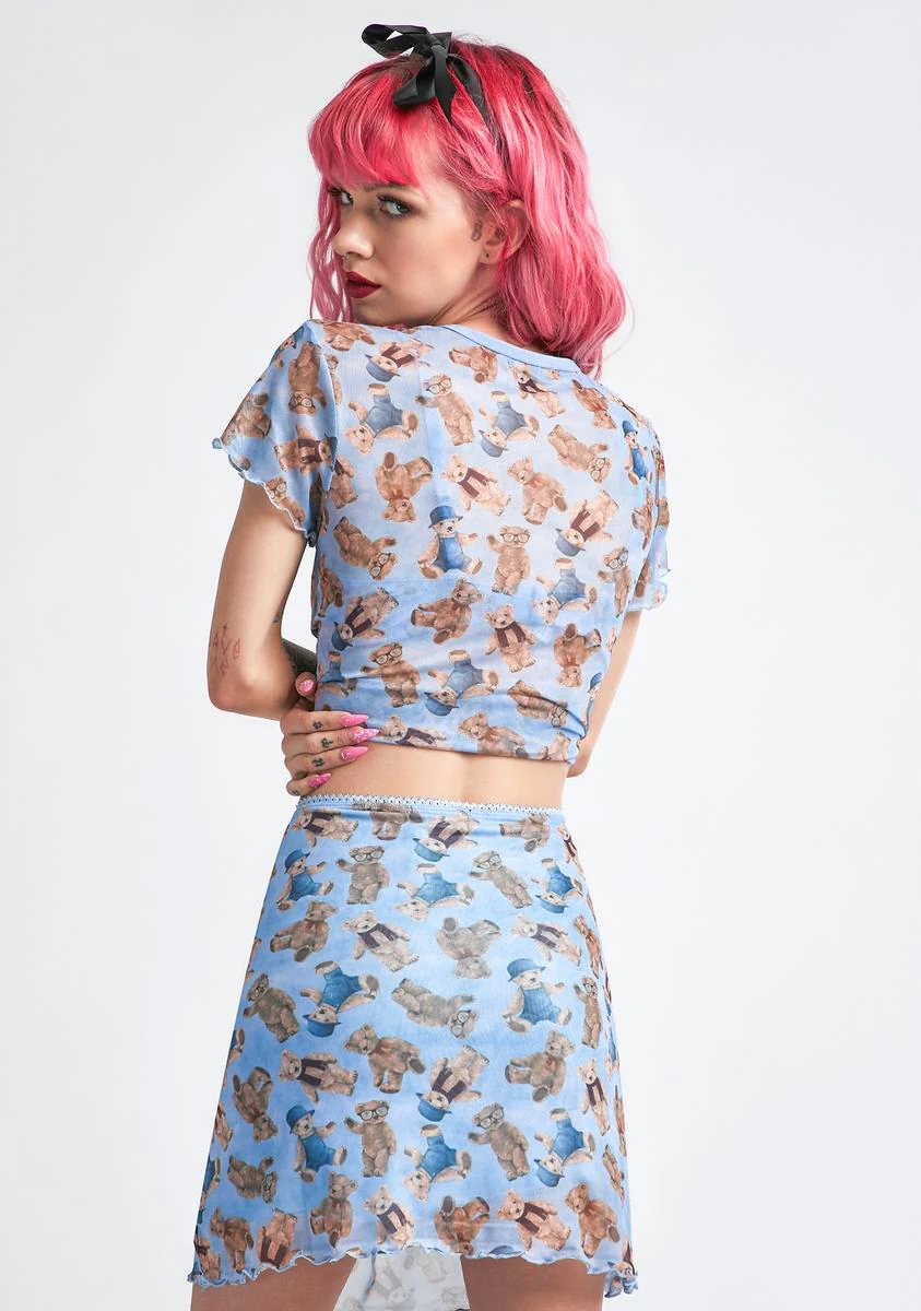 Soft Double Stuffed Mini Skirt - Image 4