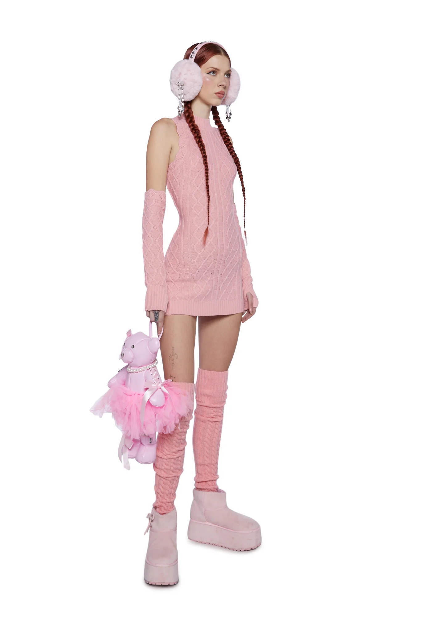 Soft Embrace Mini Dress Set - Image 2