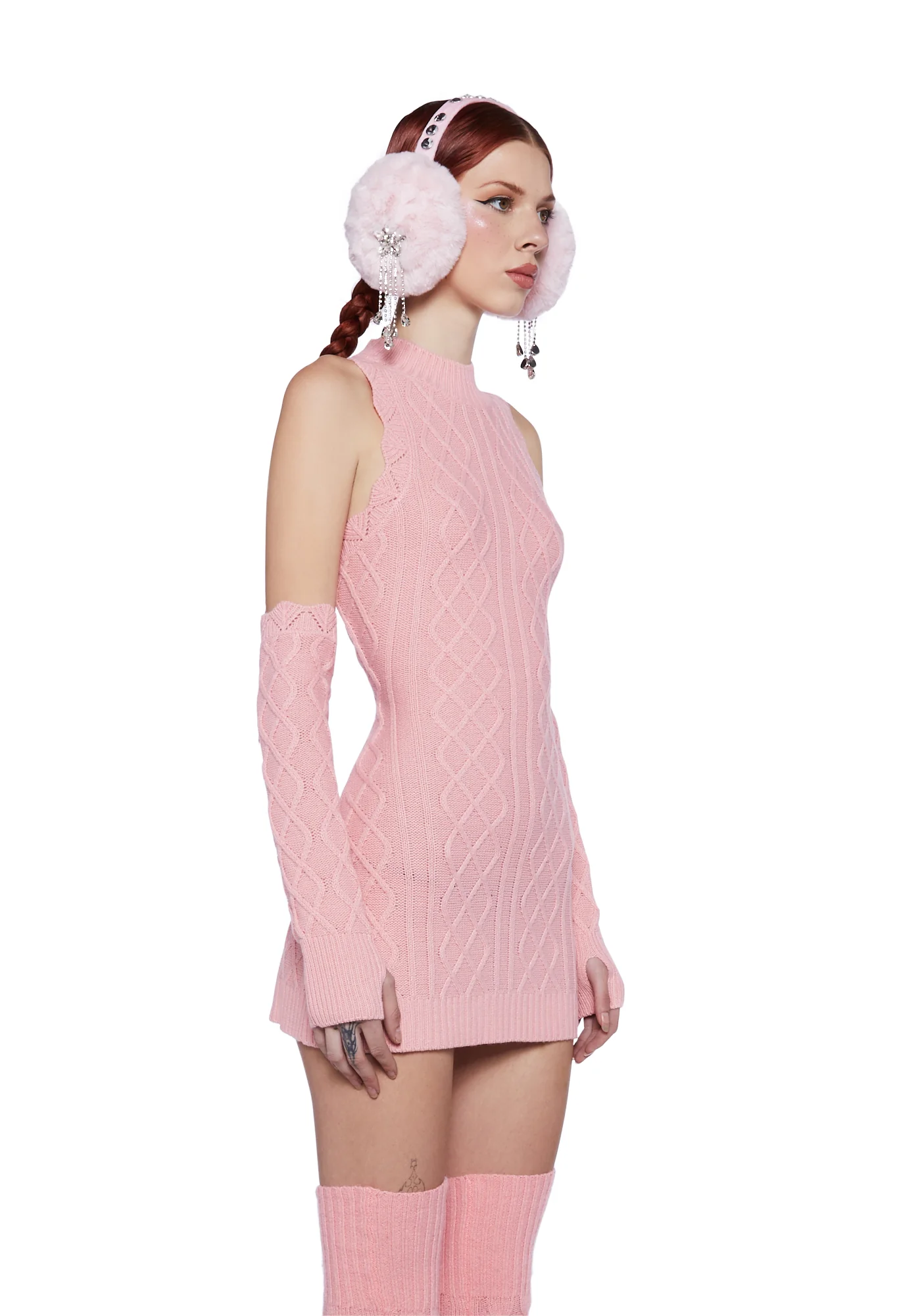 Soft Embrace Mini Dress Set - Image 3