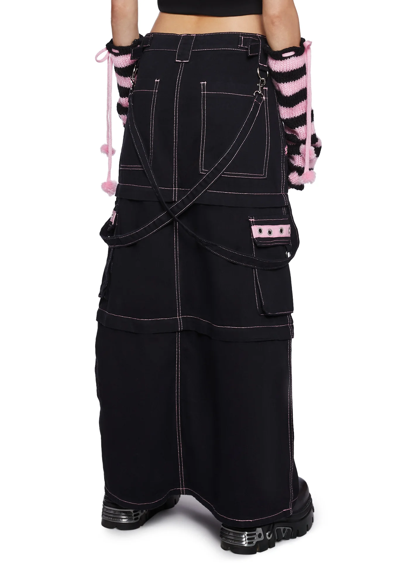 Solemn Ensemble Convertible Skirt - Pink - Image 4