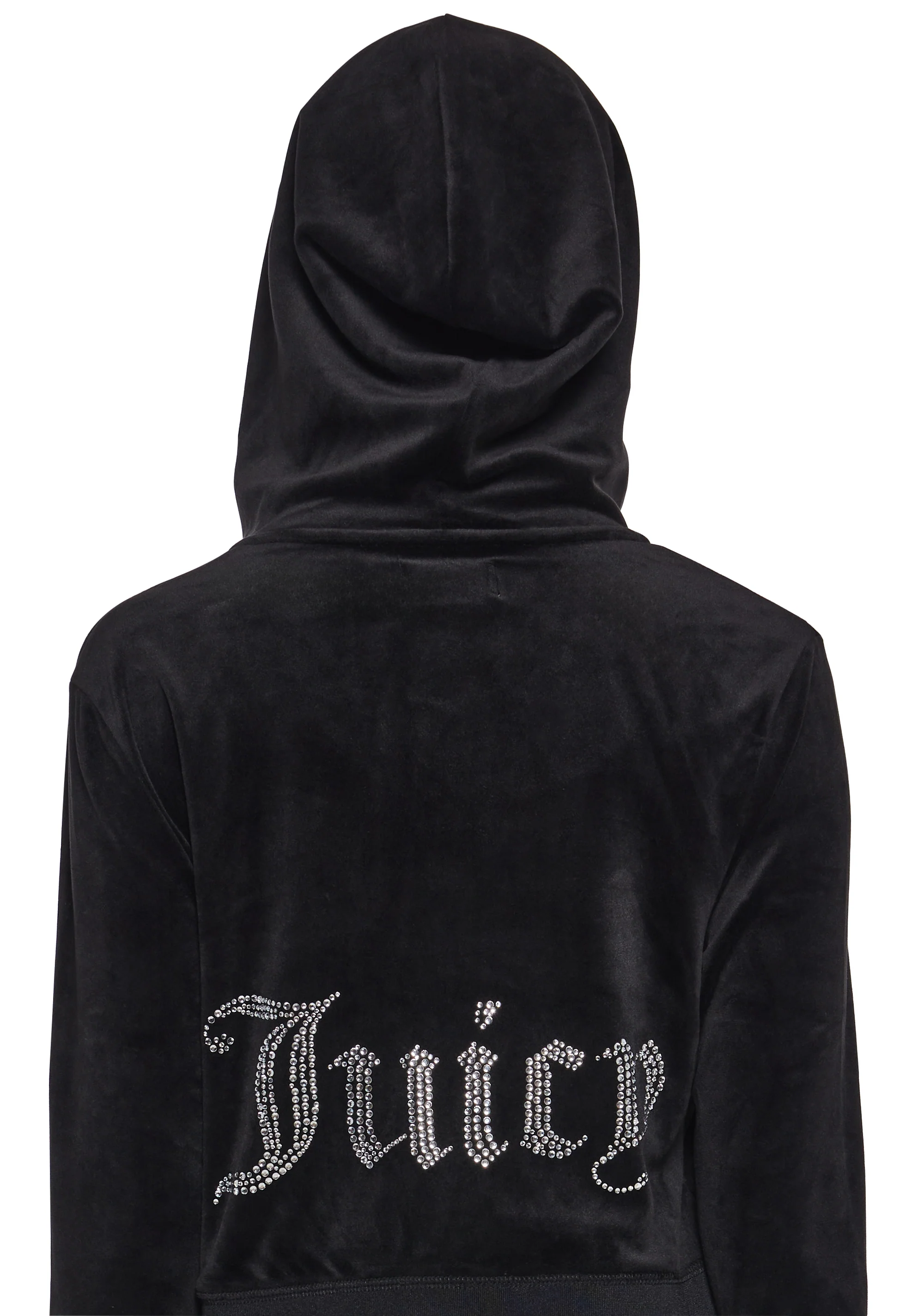 OG Big Bling Velour Hoodie - Black - Image 6