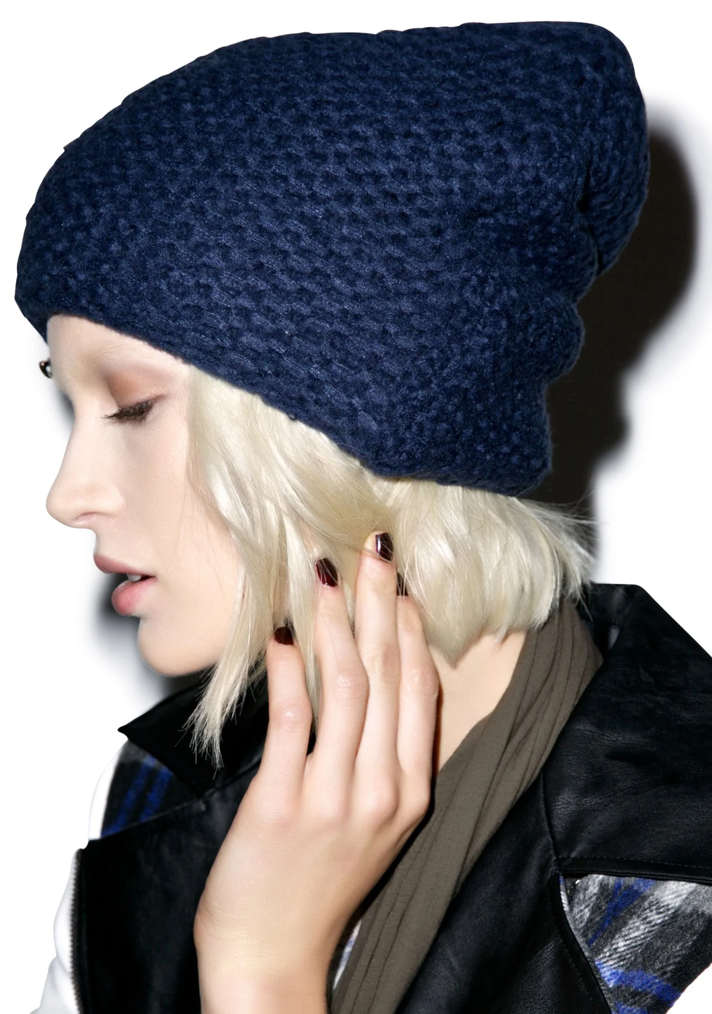 Solid Color Beanie - Light Brown - Image 17