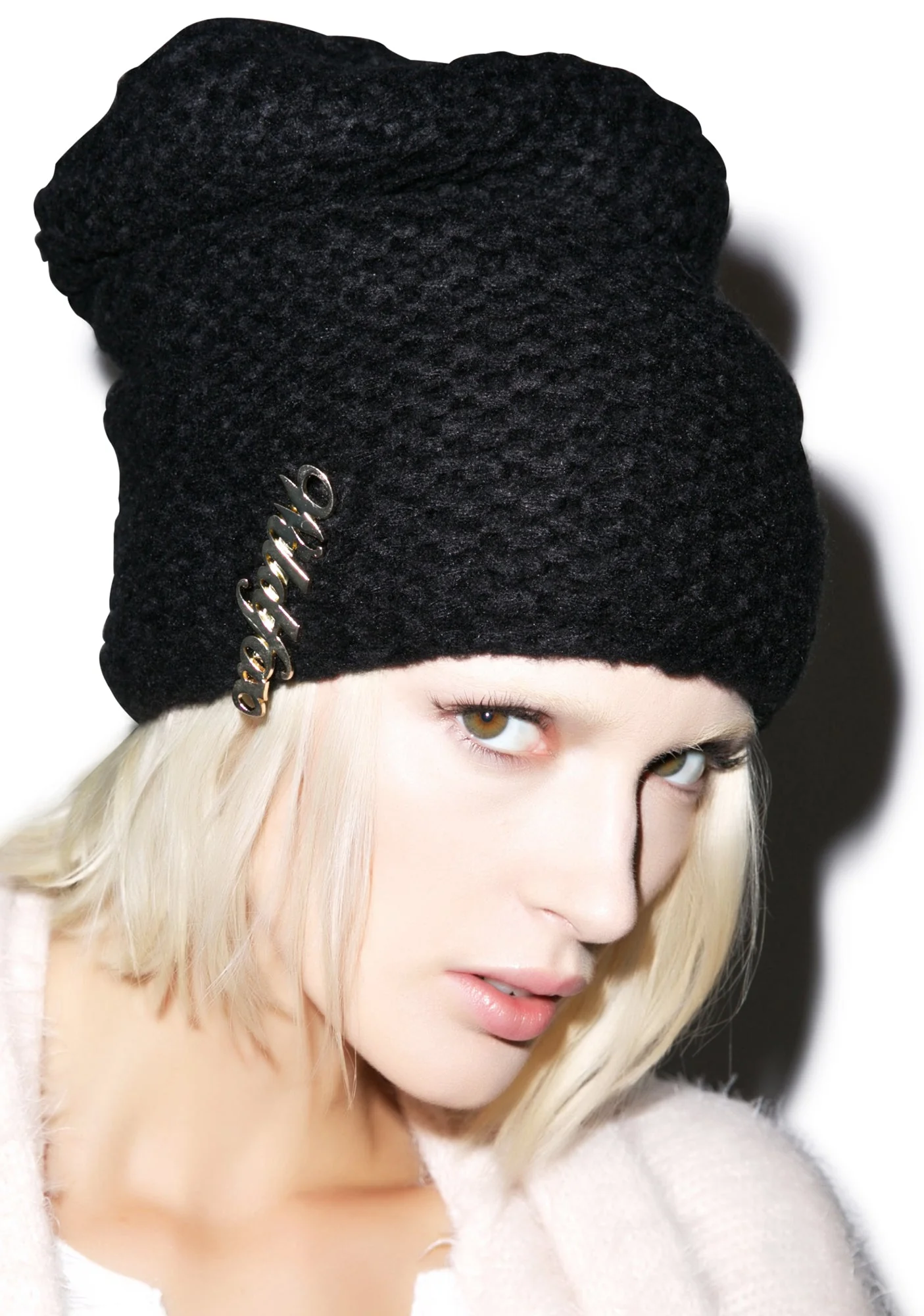 Solid Color Beanie - Light Brown - Image 6