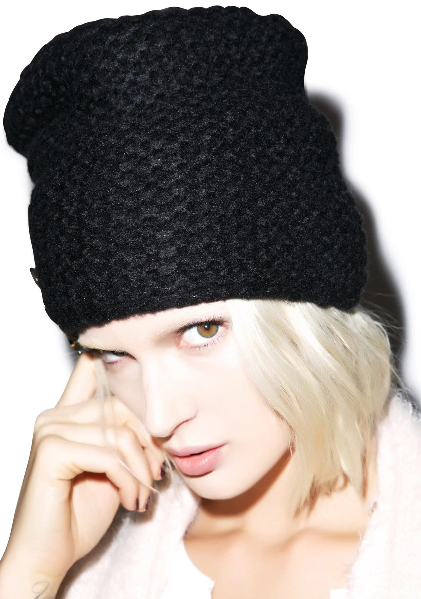 Solid Color Beanie - Light Pink - Image 7