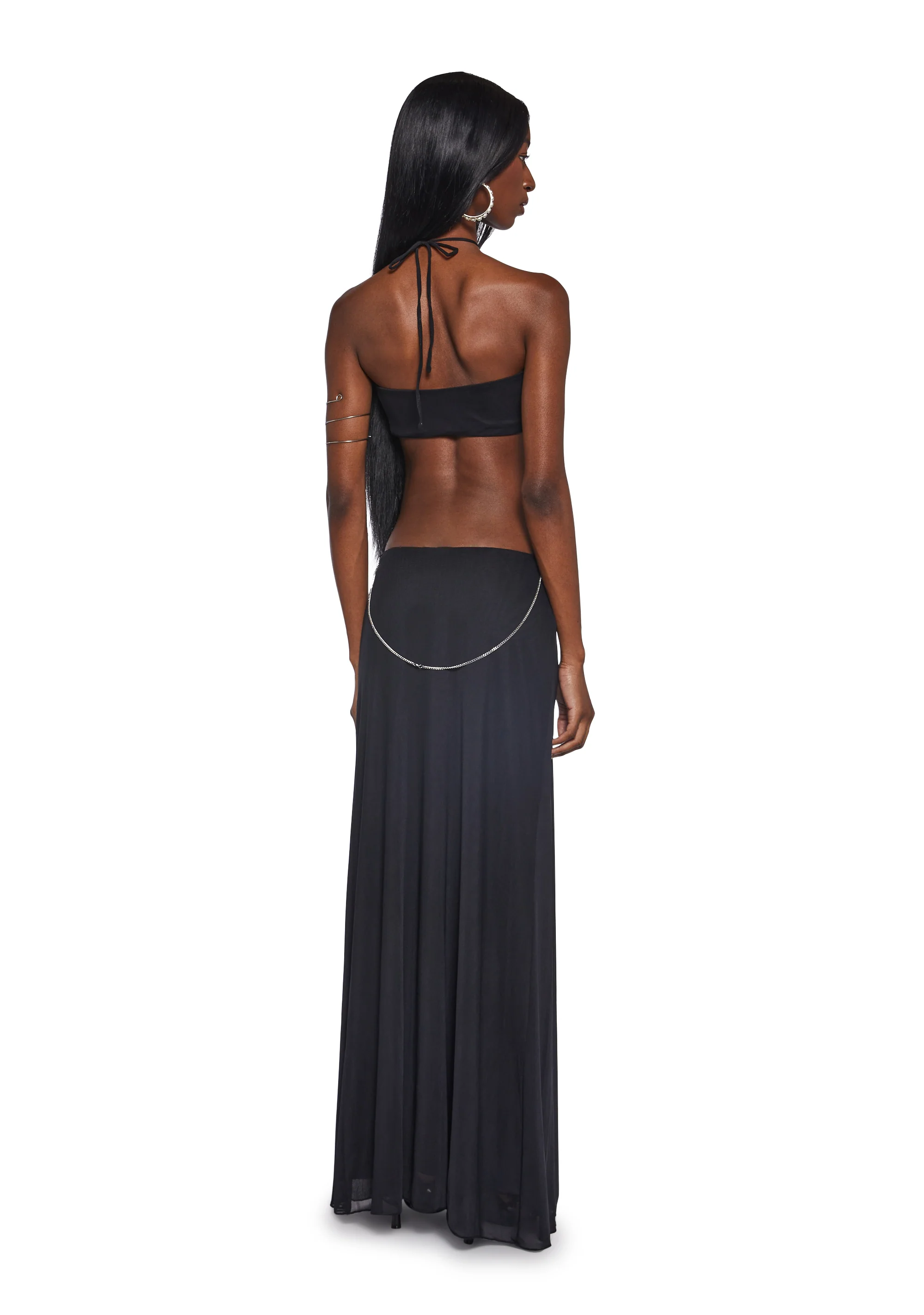 Dance Pulse Maxi Dress - Black - Image 4
