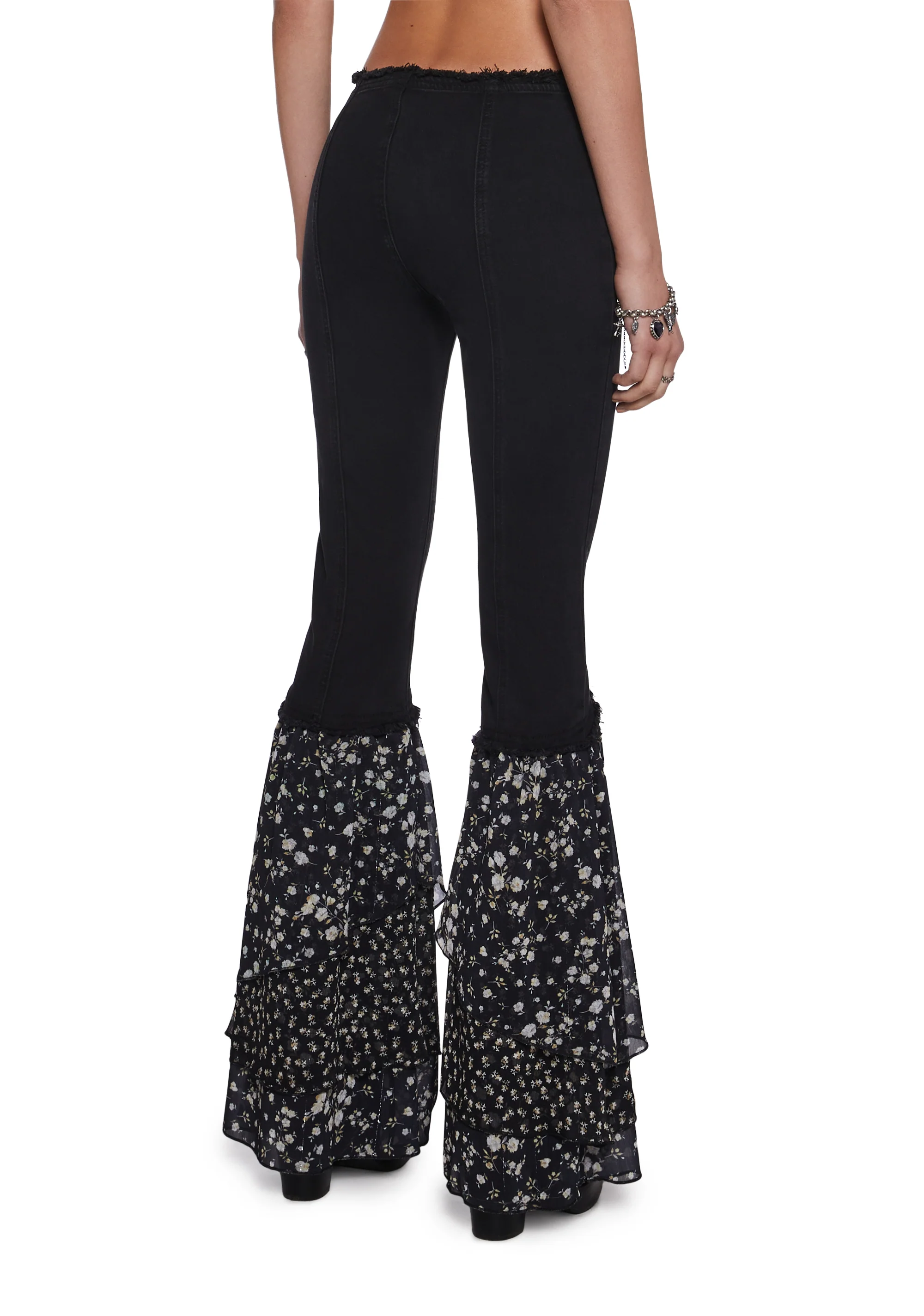 Solstice Secrets Denim Flare Pants - Image 4