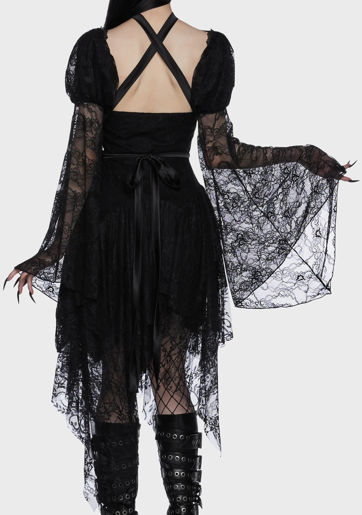 Somber Soul Bondage Harness - Black - Image 5