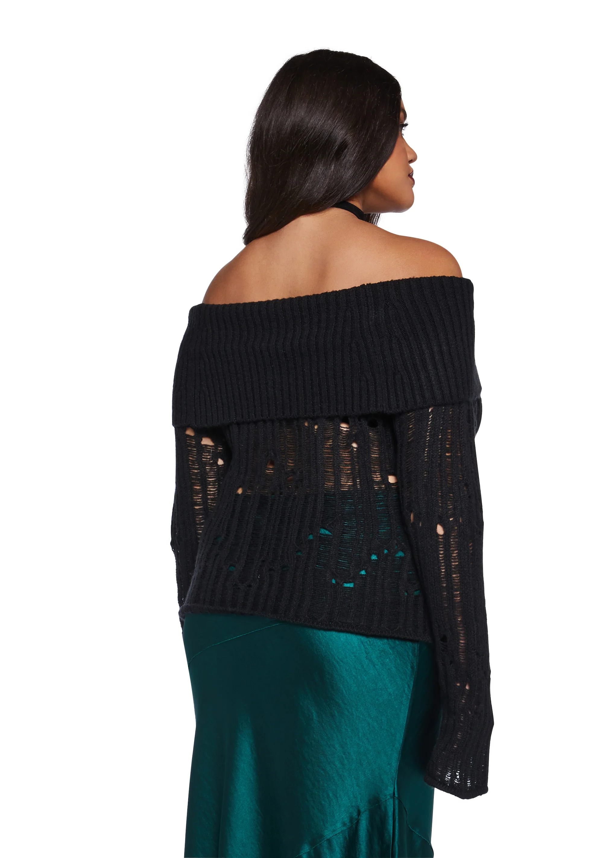 Something About You Distressed Sweater - Image 10