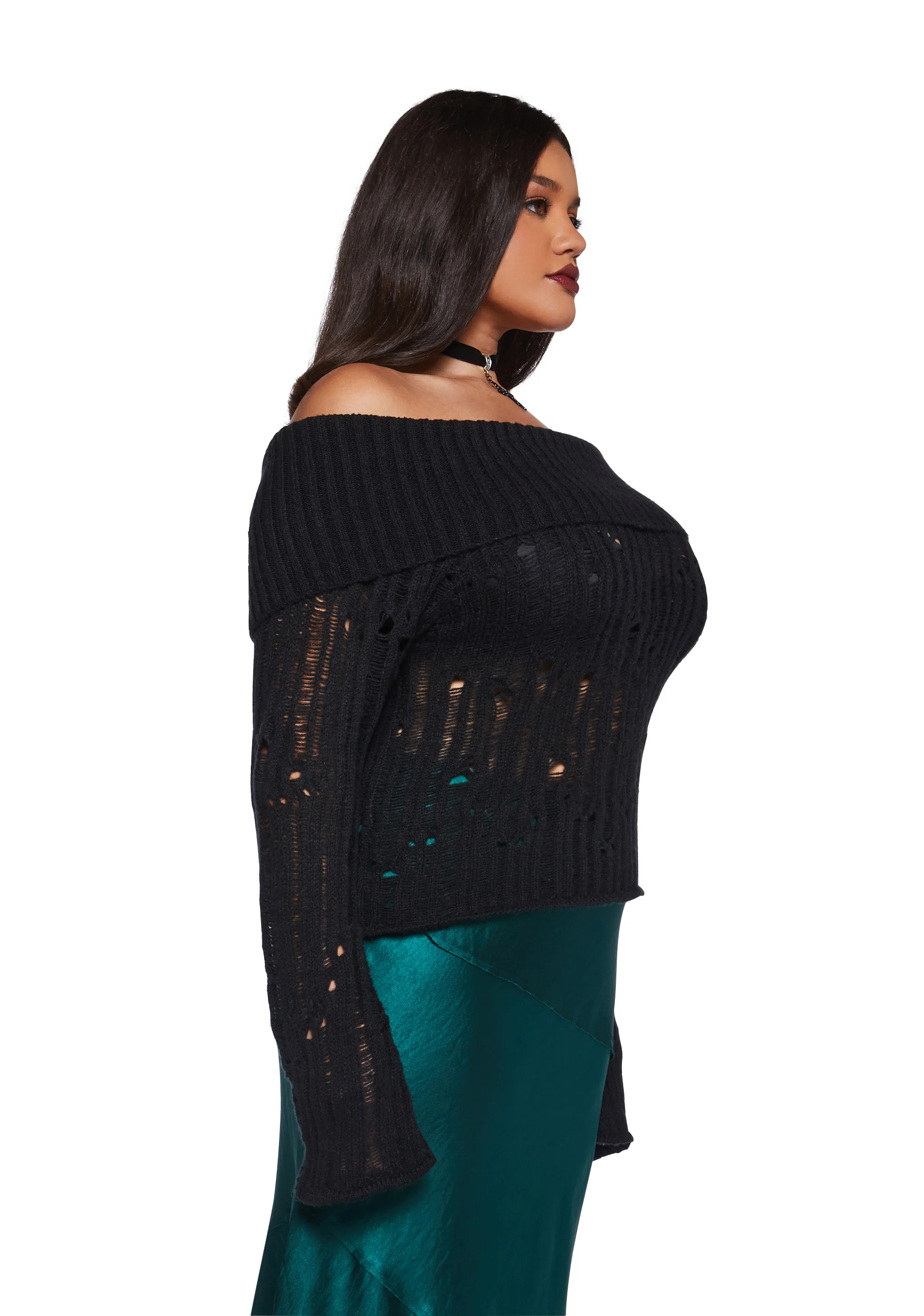Something About You Distressed Sweater - Image 8