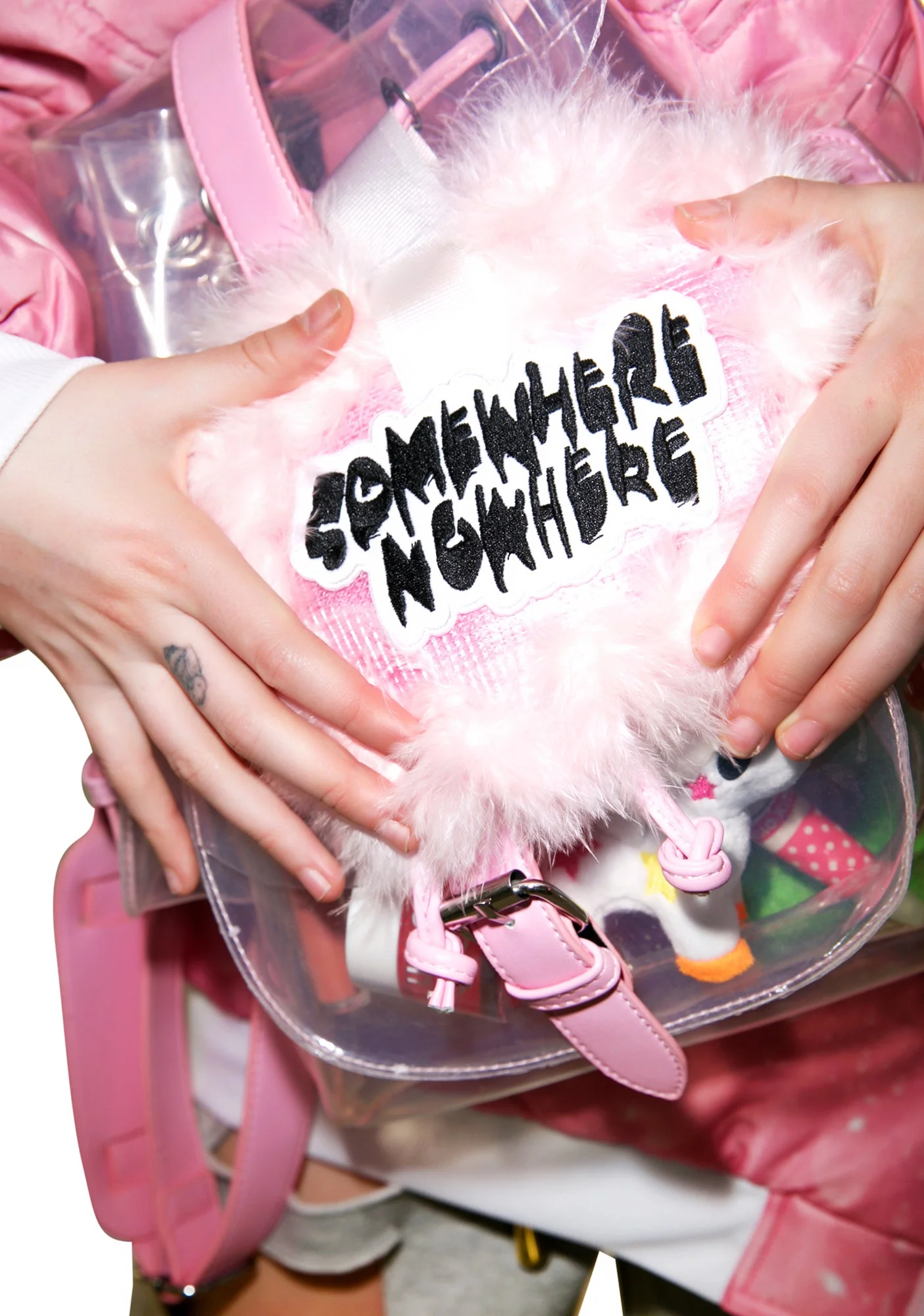 Somewhere Nowhere Fluff Tag - Pink - Image 3