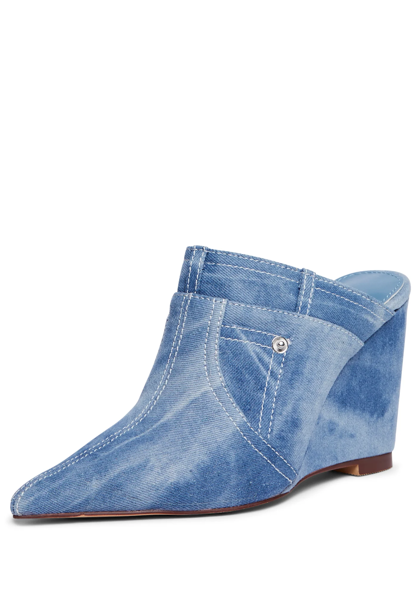 Sonny-4 Denim Wedges - Image 2