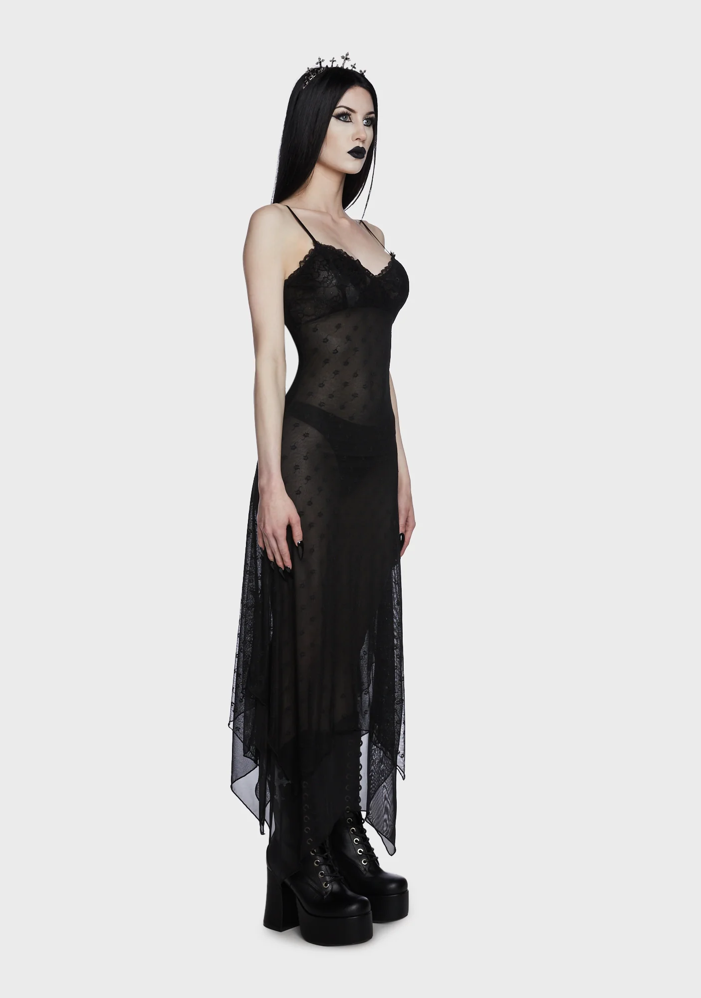 Soothing Nightmares Maxi Dress - Image 3