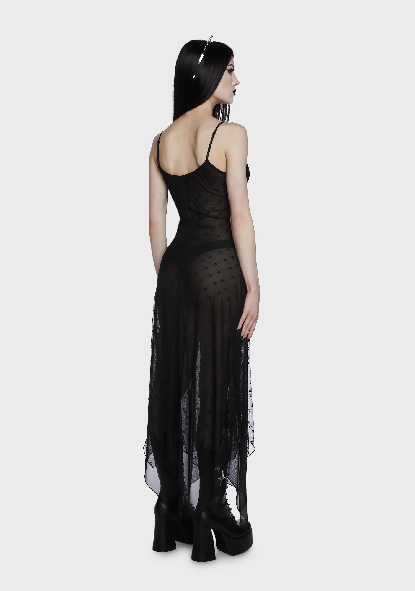 Soothing Nightmares Maxi Dress - Image 4