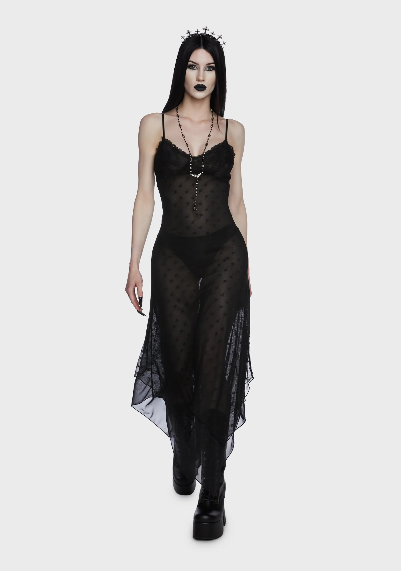 Soothing Nightmares Maxi Dress - Image 5