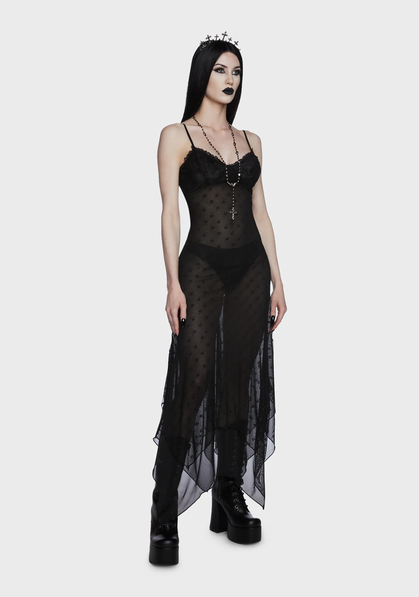 Soothing Nightmares Maxi Dress - Image 6