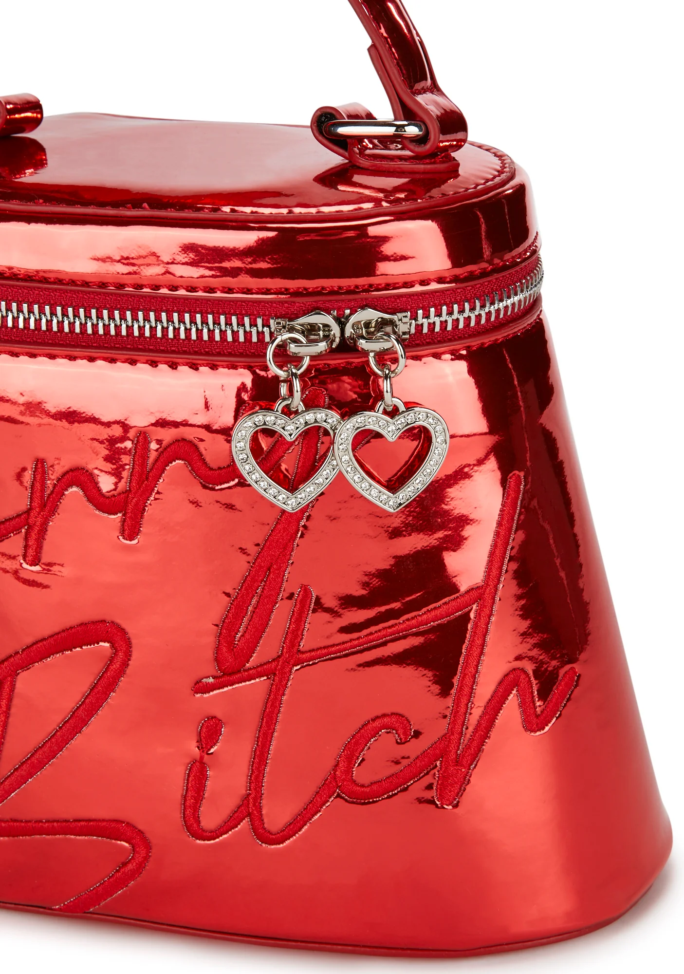 Sorry Not Sorry Crossbody Bag - Red - Image 2