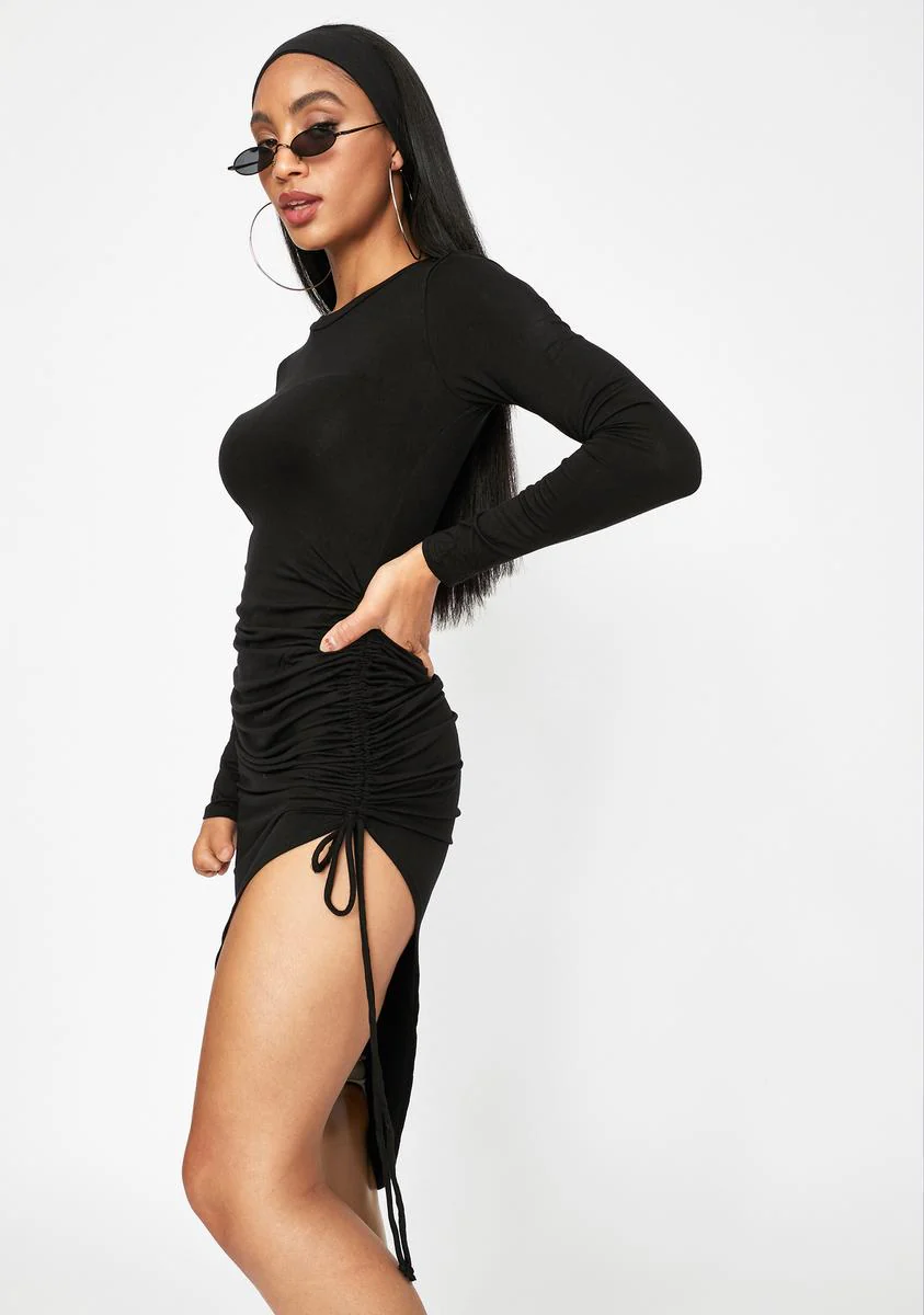 Soul Of Sass Ruched Midi Dress - Image 2