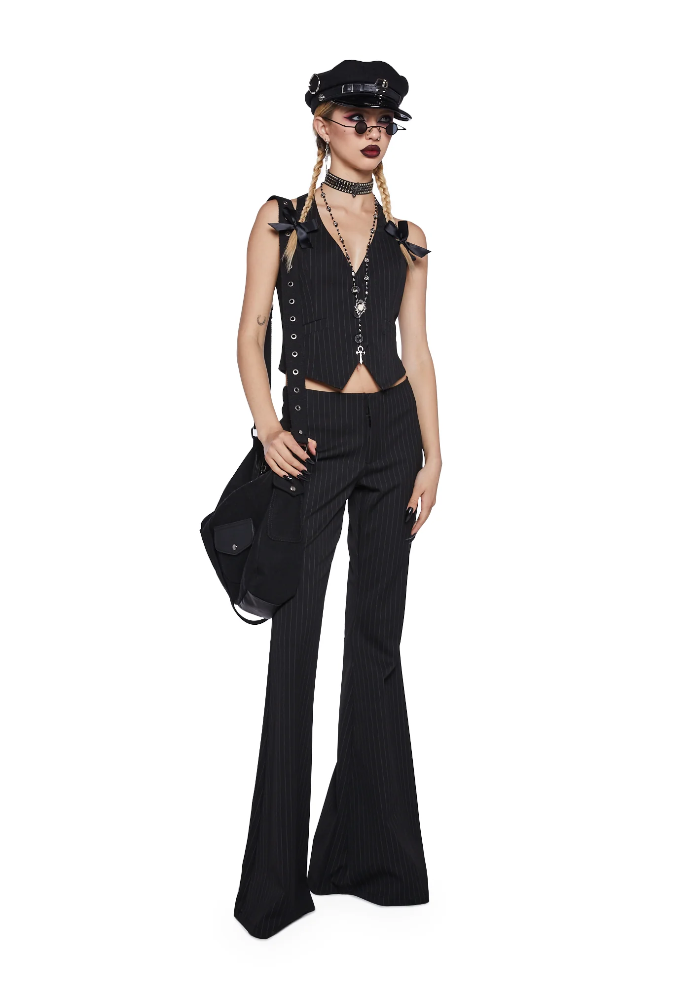 Soul Shredder Pinstripe Vest - Image 2