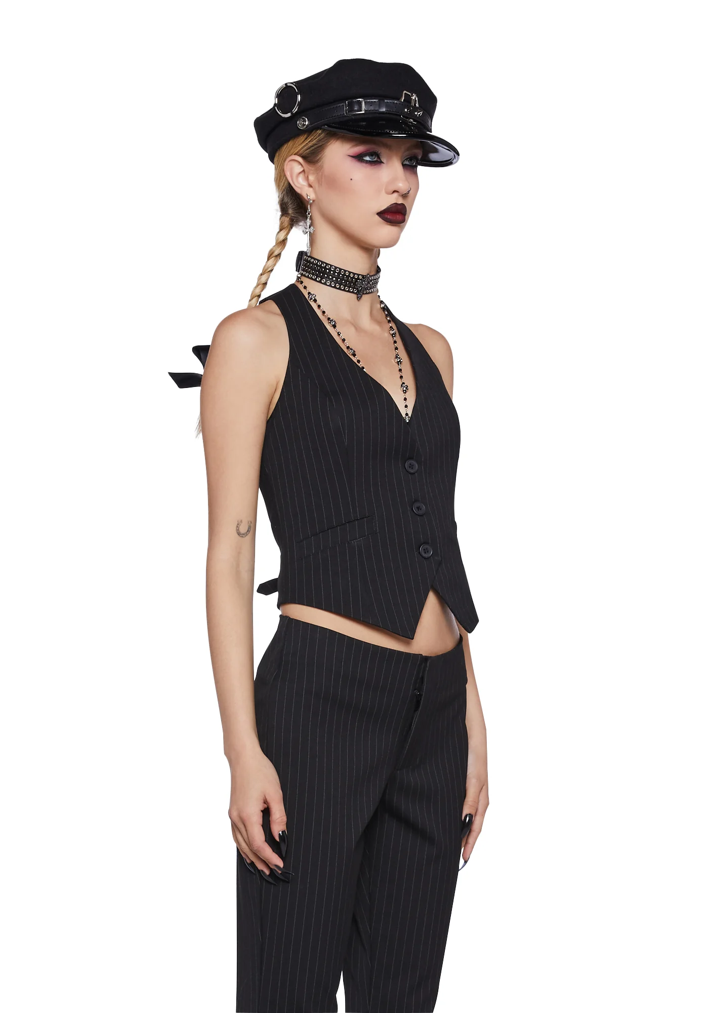 Soul Shredder Pinstripe Vest - Image 3