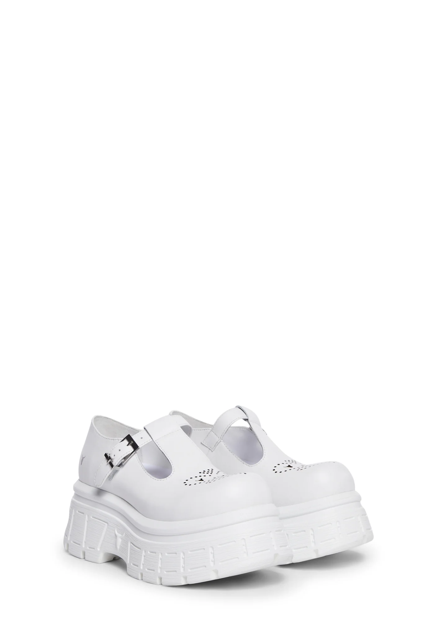 Sour Platform Mary Janes - White - Image 3