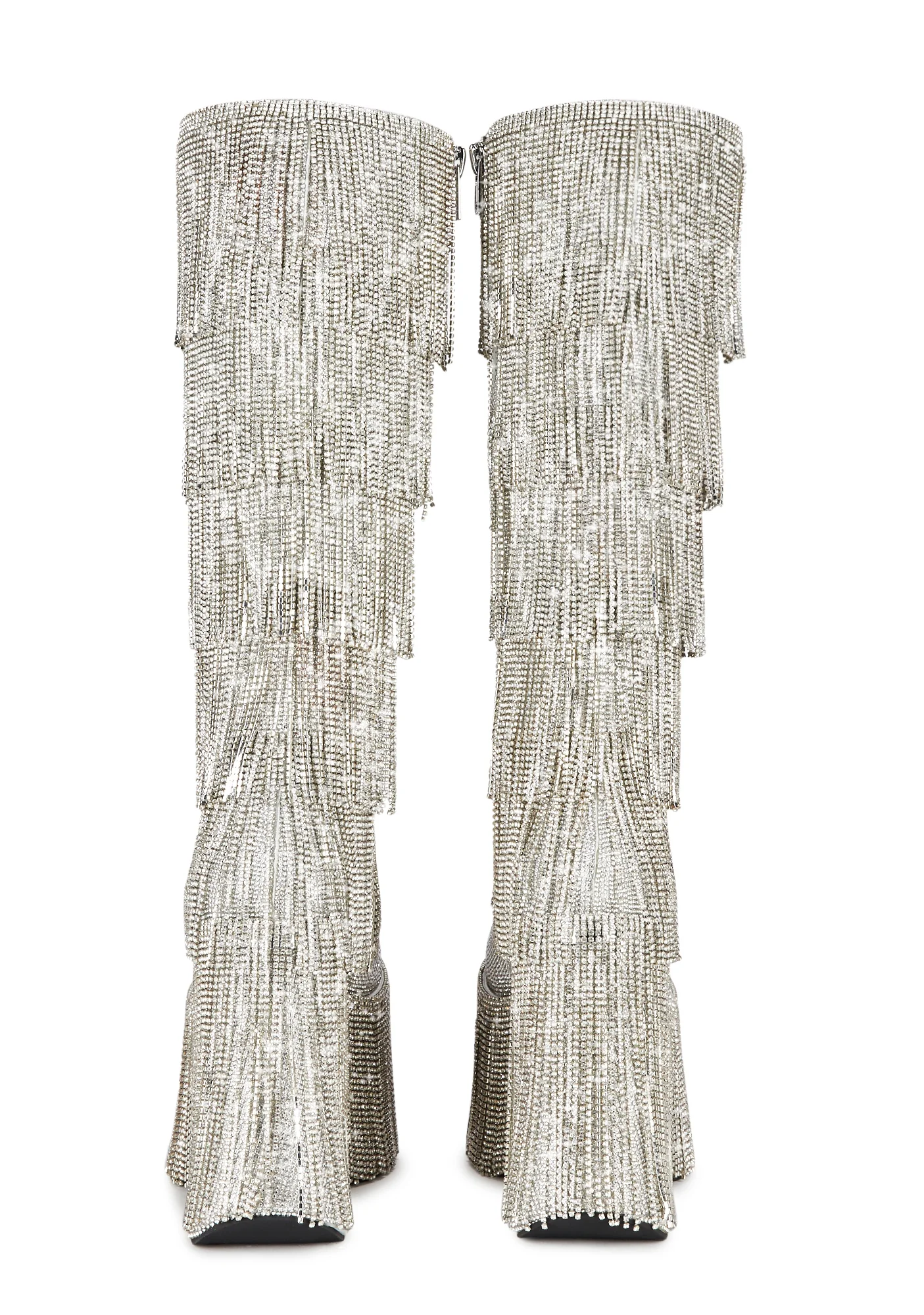 Sparked Emotions Rhinestone Boots - Image 4