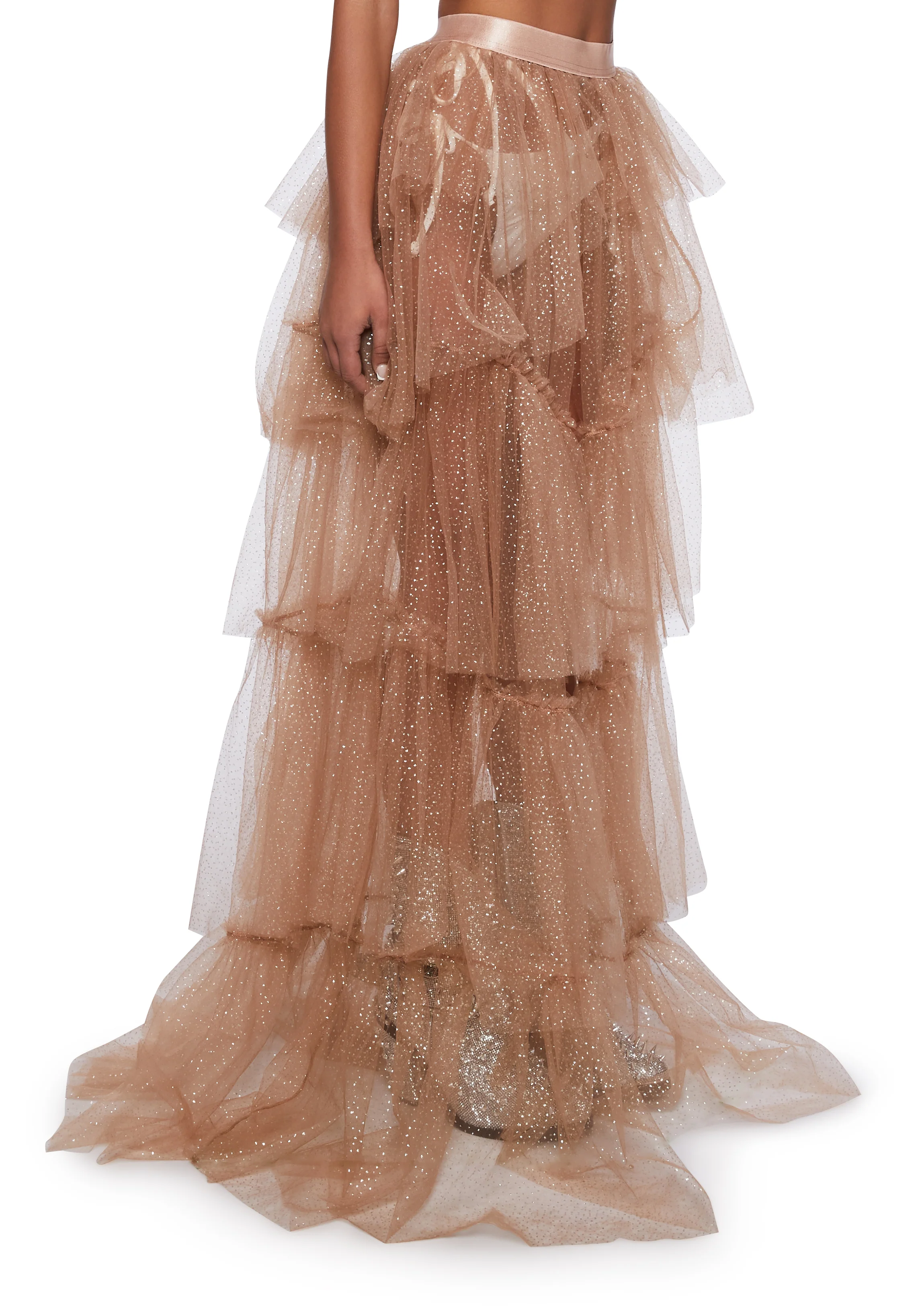 Sparkle Trek Tulle Maxi Skirt - Image 3