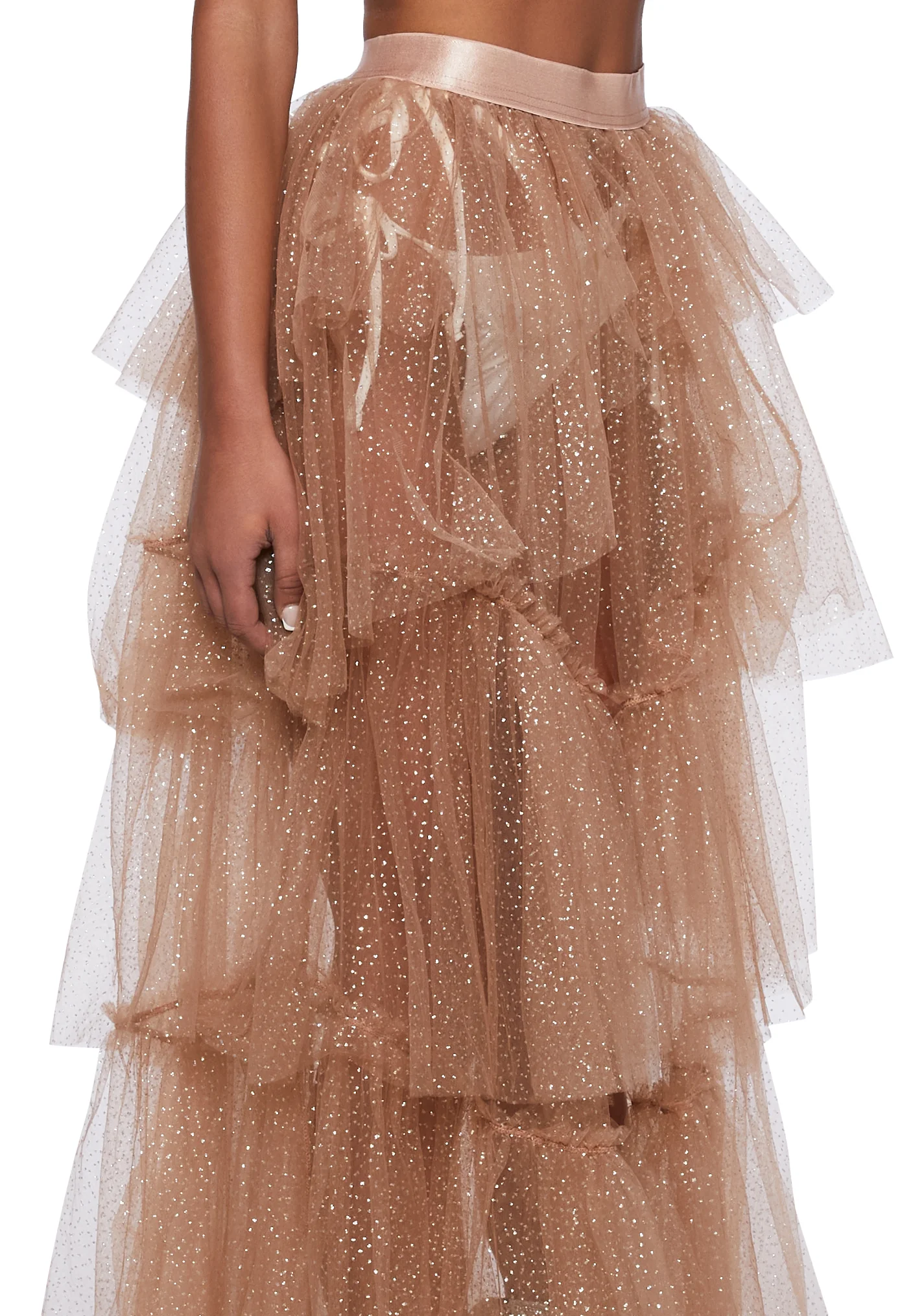 Sparkle Trek Tulle Maxi Skirt - Image 5