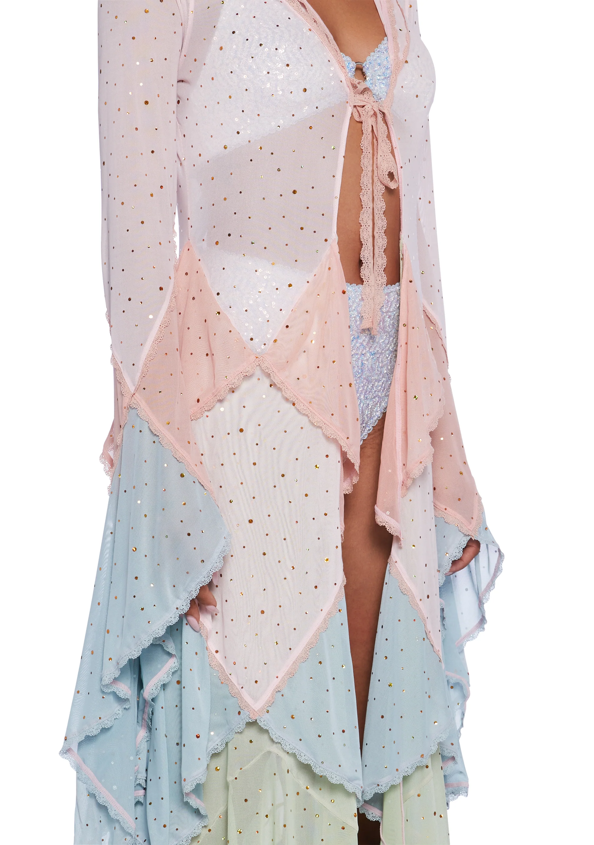Sparkled Myths Hooded Duster - Image 6