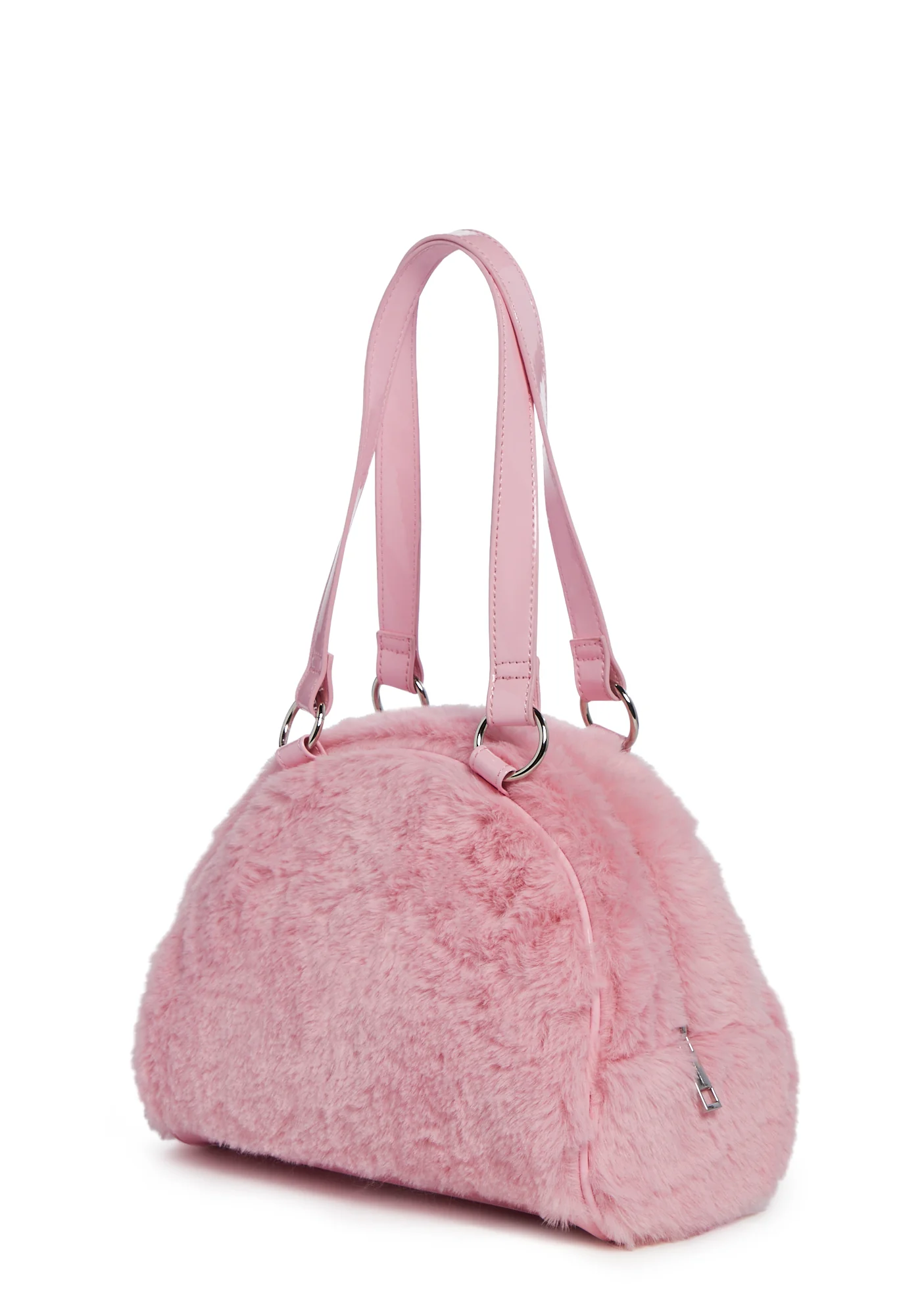 Spectrum Creamsicle Faux Fur Handbag - Image 4