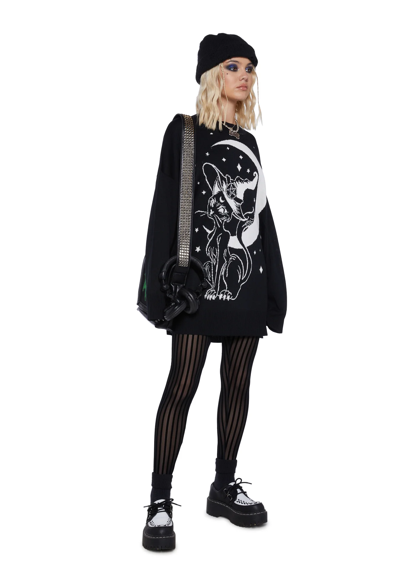Spell Struck Striped Tights - Image 4