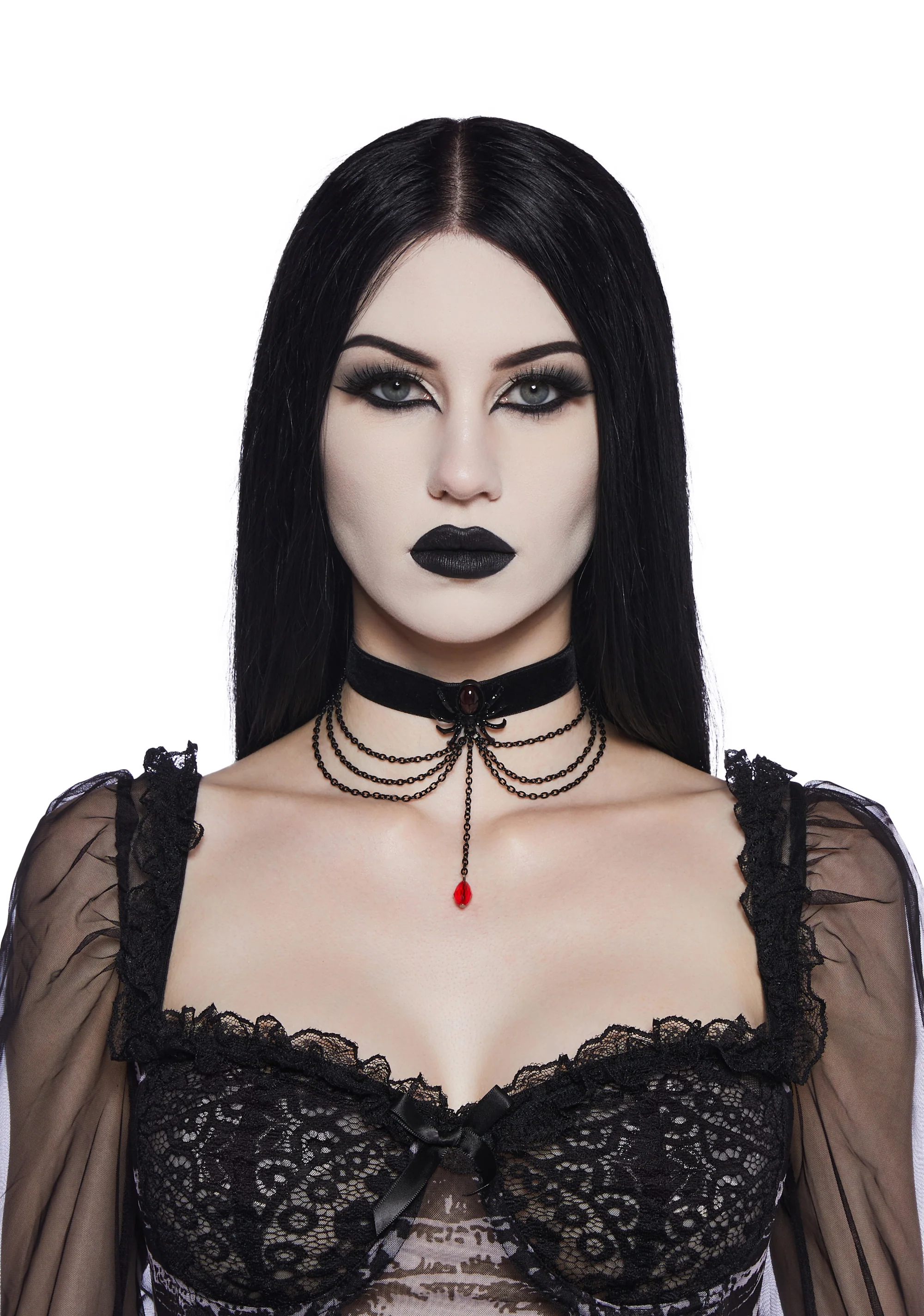 Spider’s Caress Chain Choker - Image 4