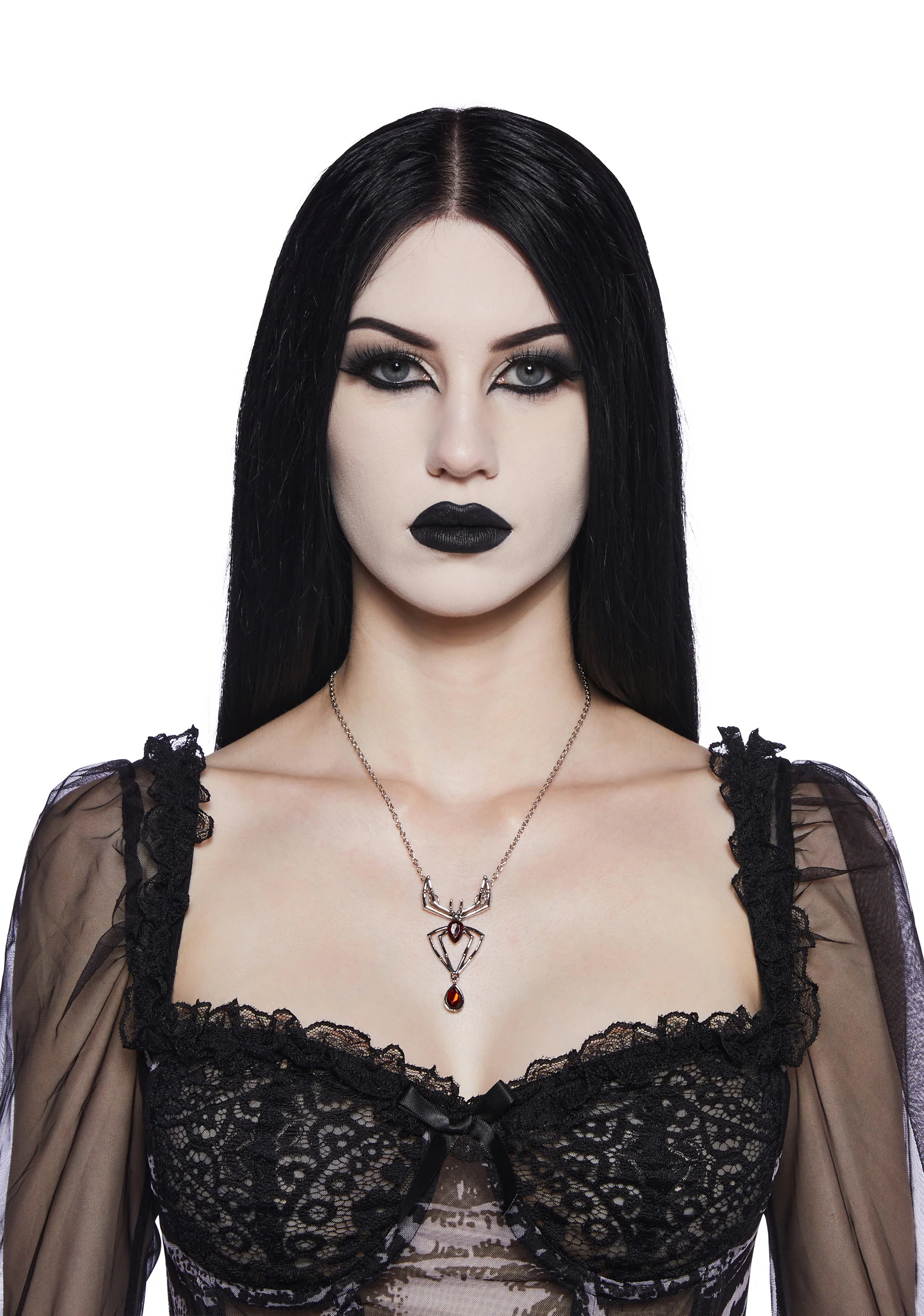 Spider’s Embrace Charm Necklace - Image 4