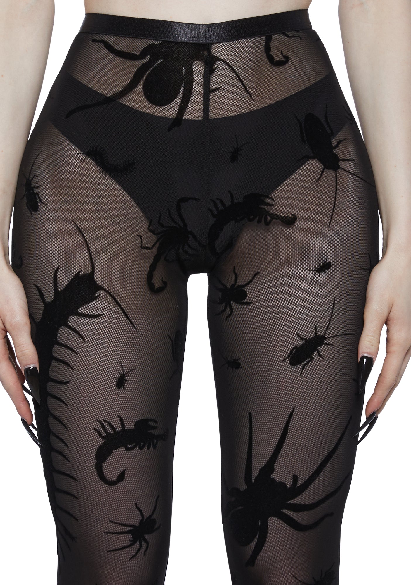 Spider’s Lair Mesh Leggings - Image 5