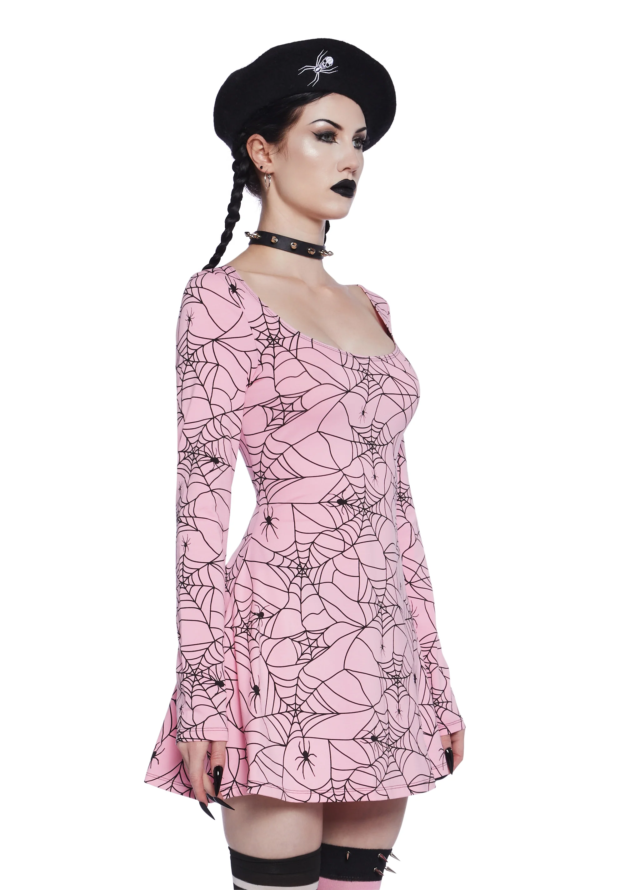 Webbed Whimsy Mini Dress - Image 3