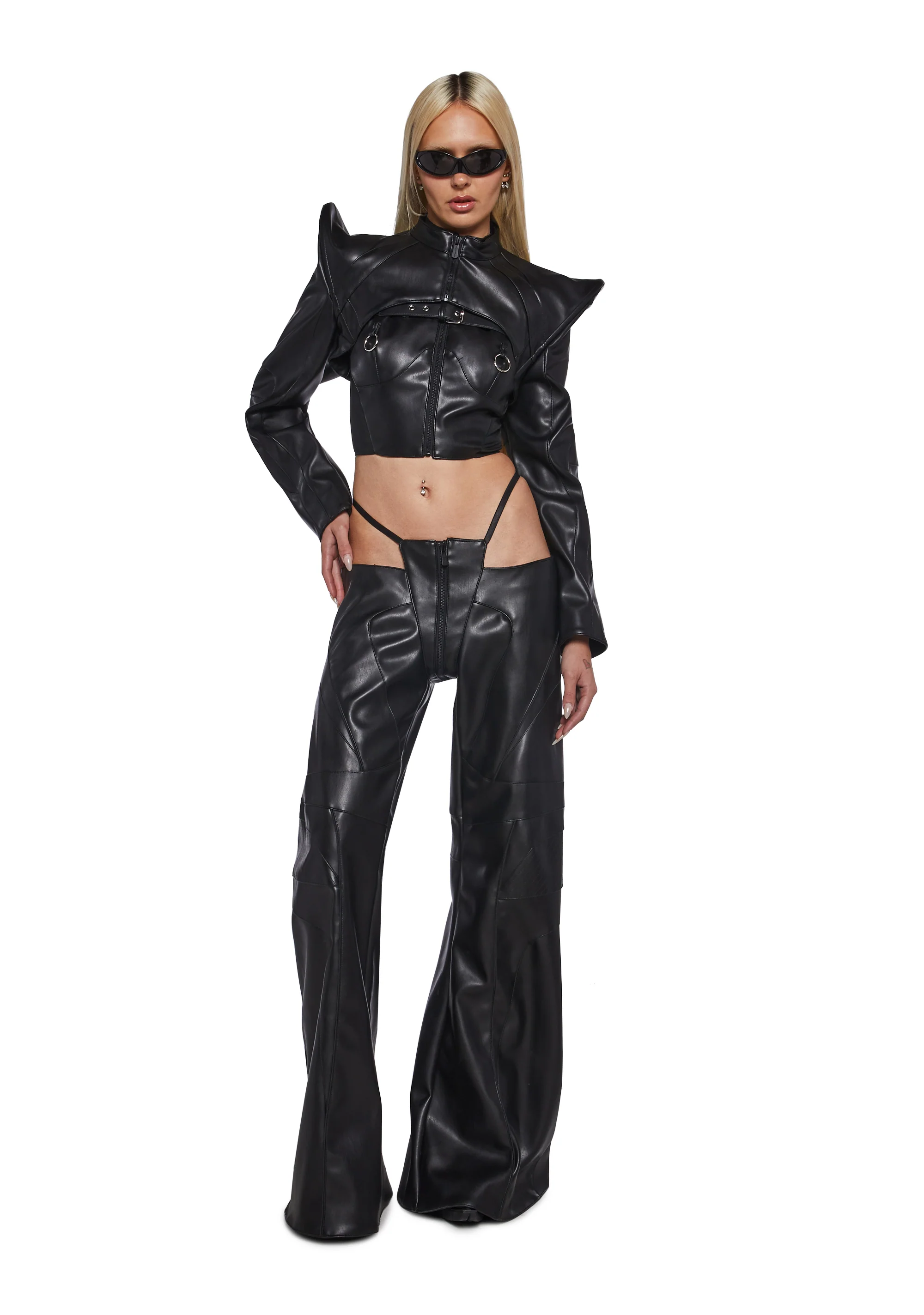 Spike Moto Bolero Jacket - Image 2