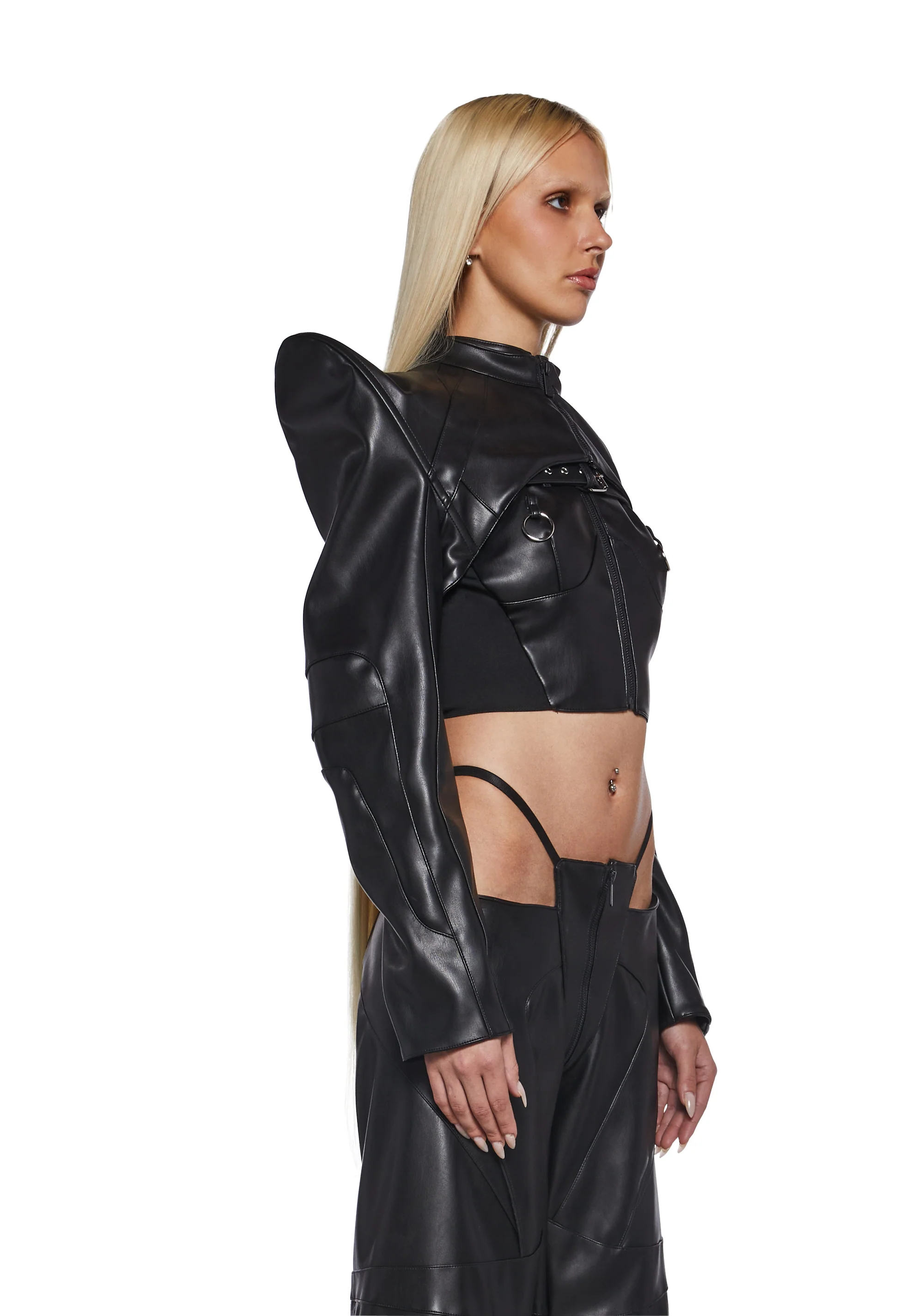 Spike Moto Bolero Jacket - Image 3