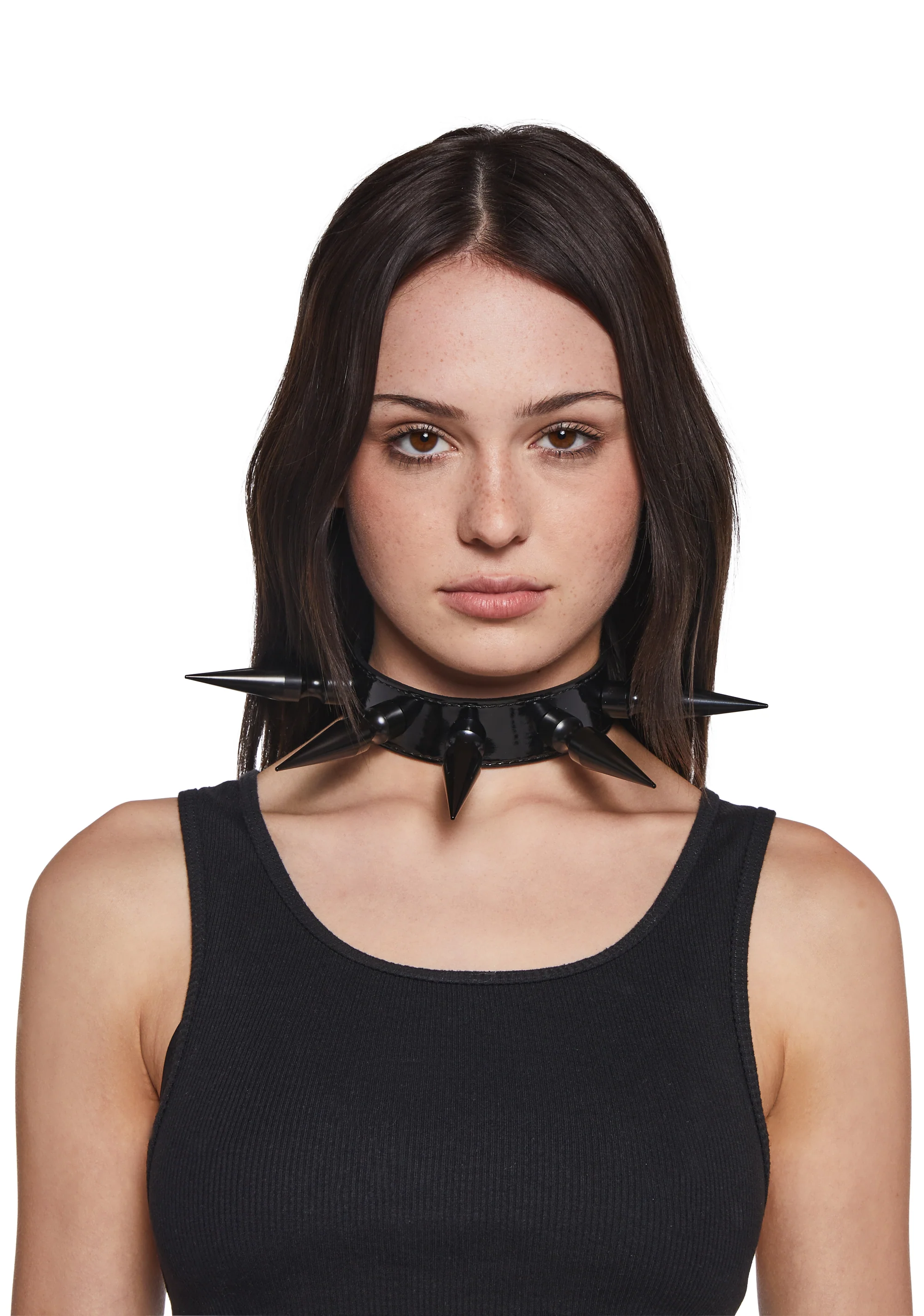 Spiked Collar - Black - Image 2