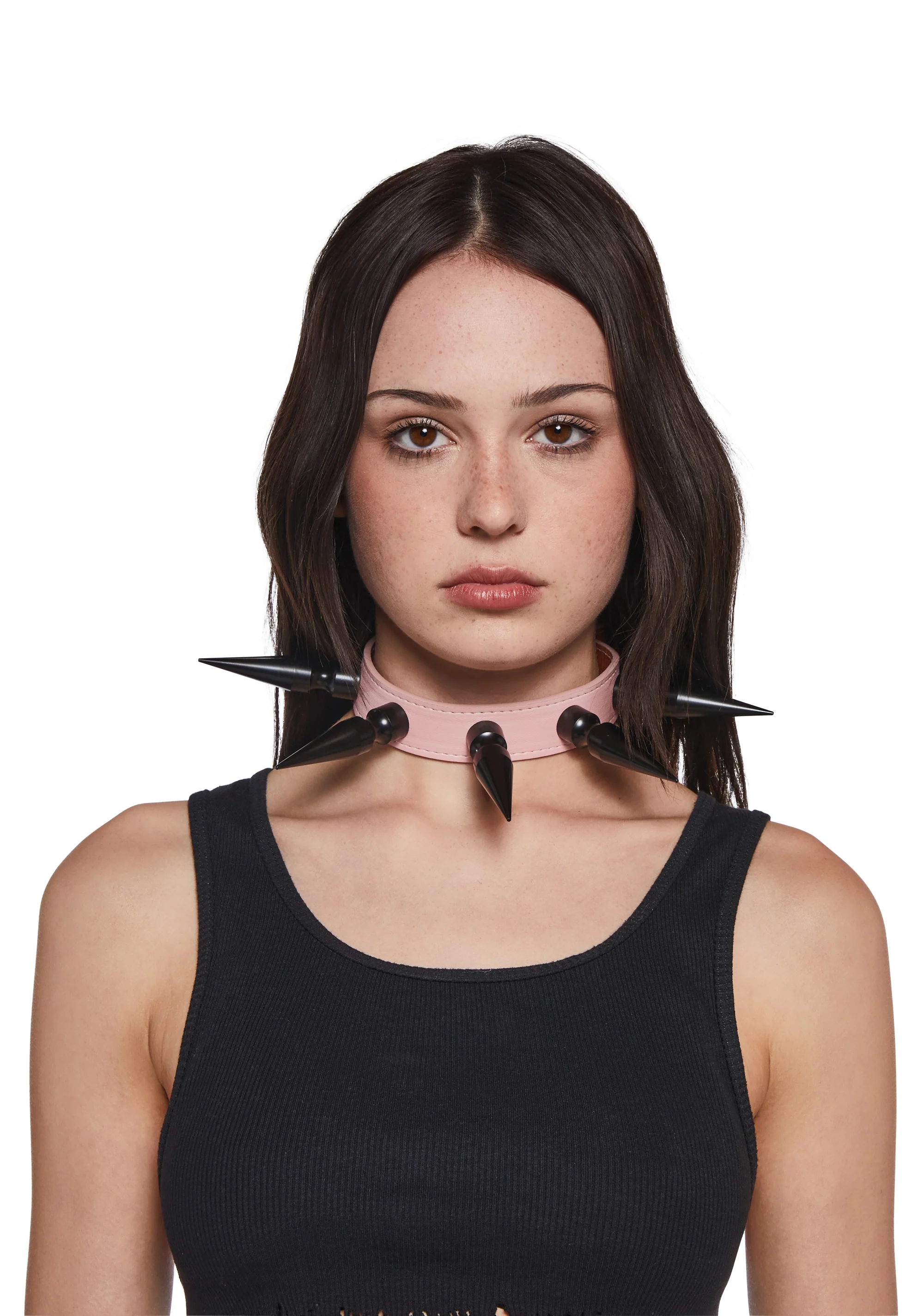 Spiked Collar - Pink - Image 2