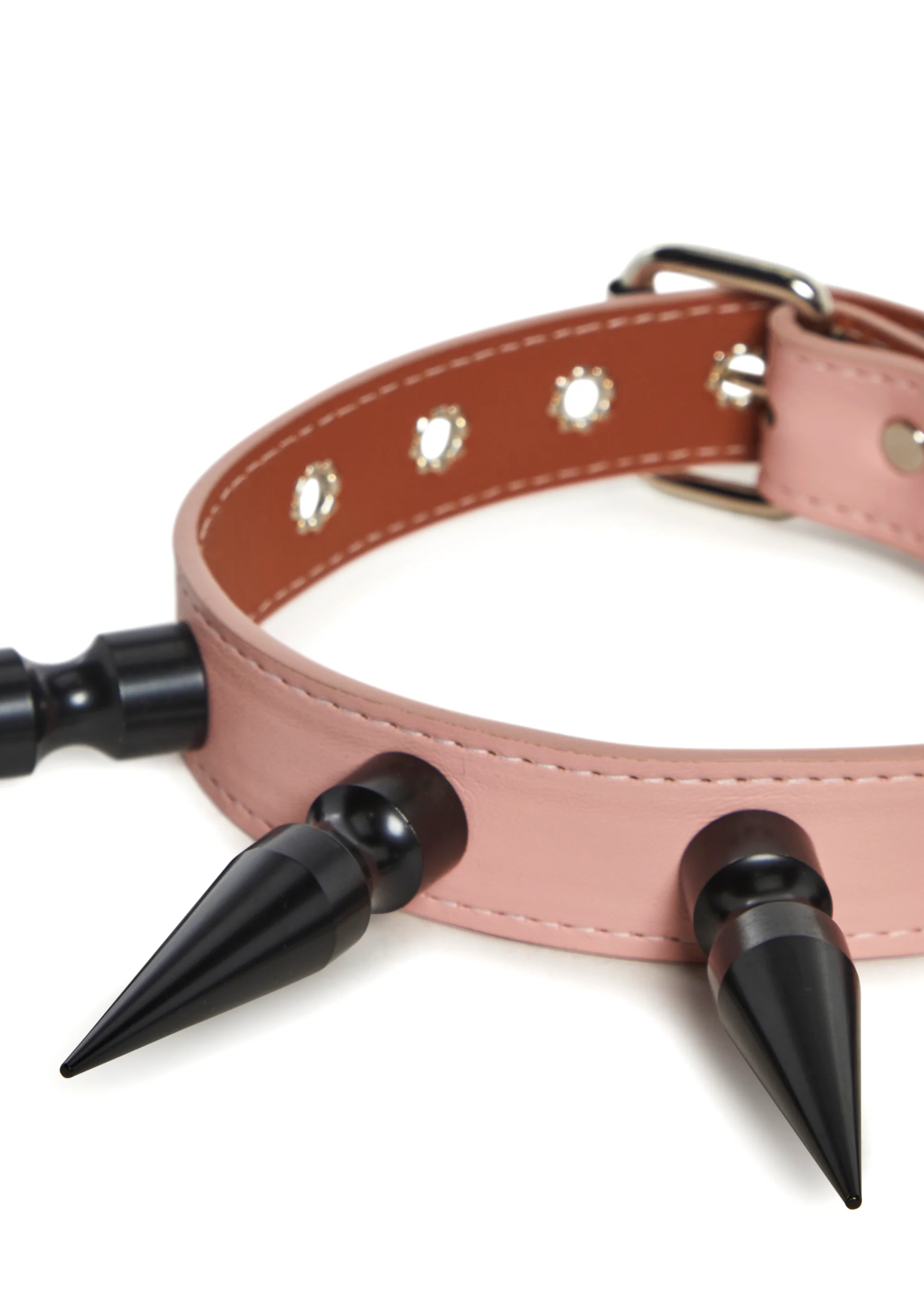 Spiked Collar - Pink - Image 3