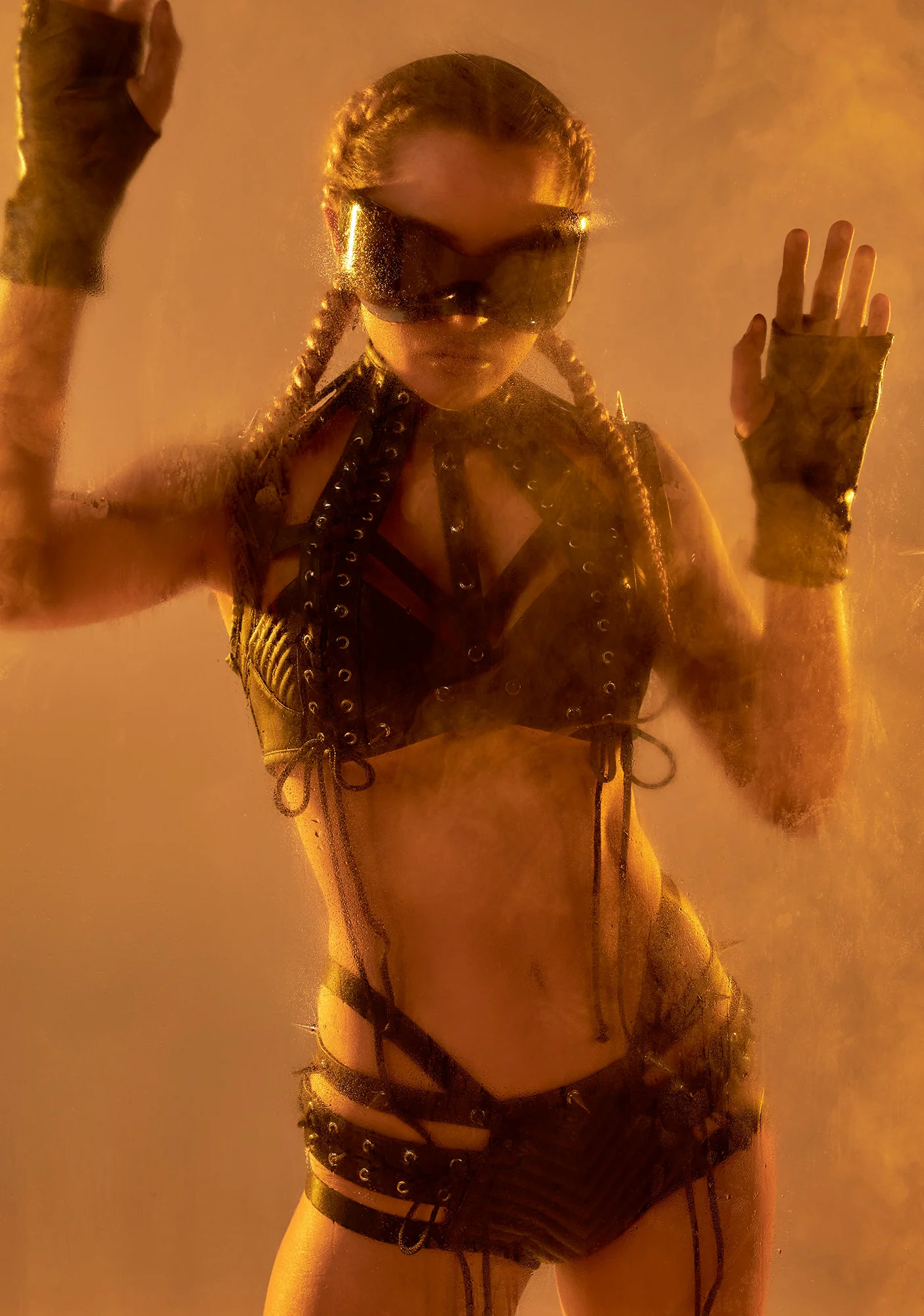 Spiked Rude Awakening Harness Bra Top - Image 6